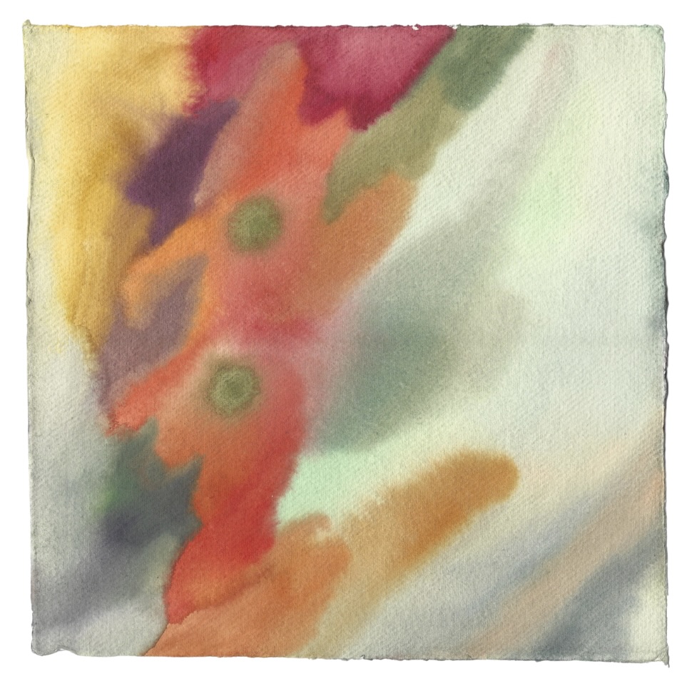 Arrangement, watercolour on paper