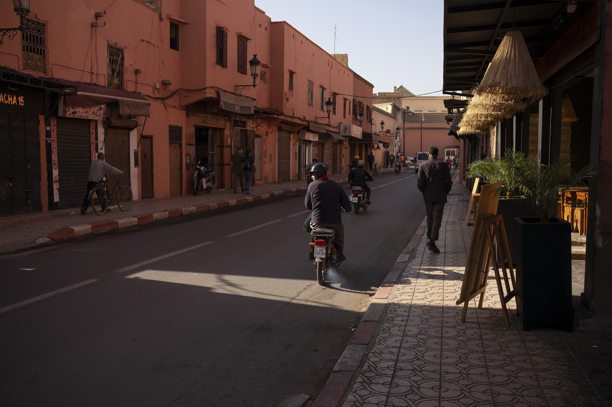 Every family owns two to three scooters.