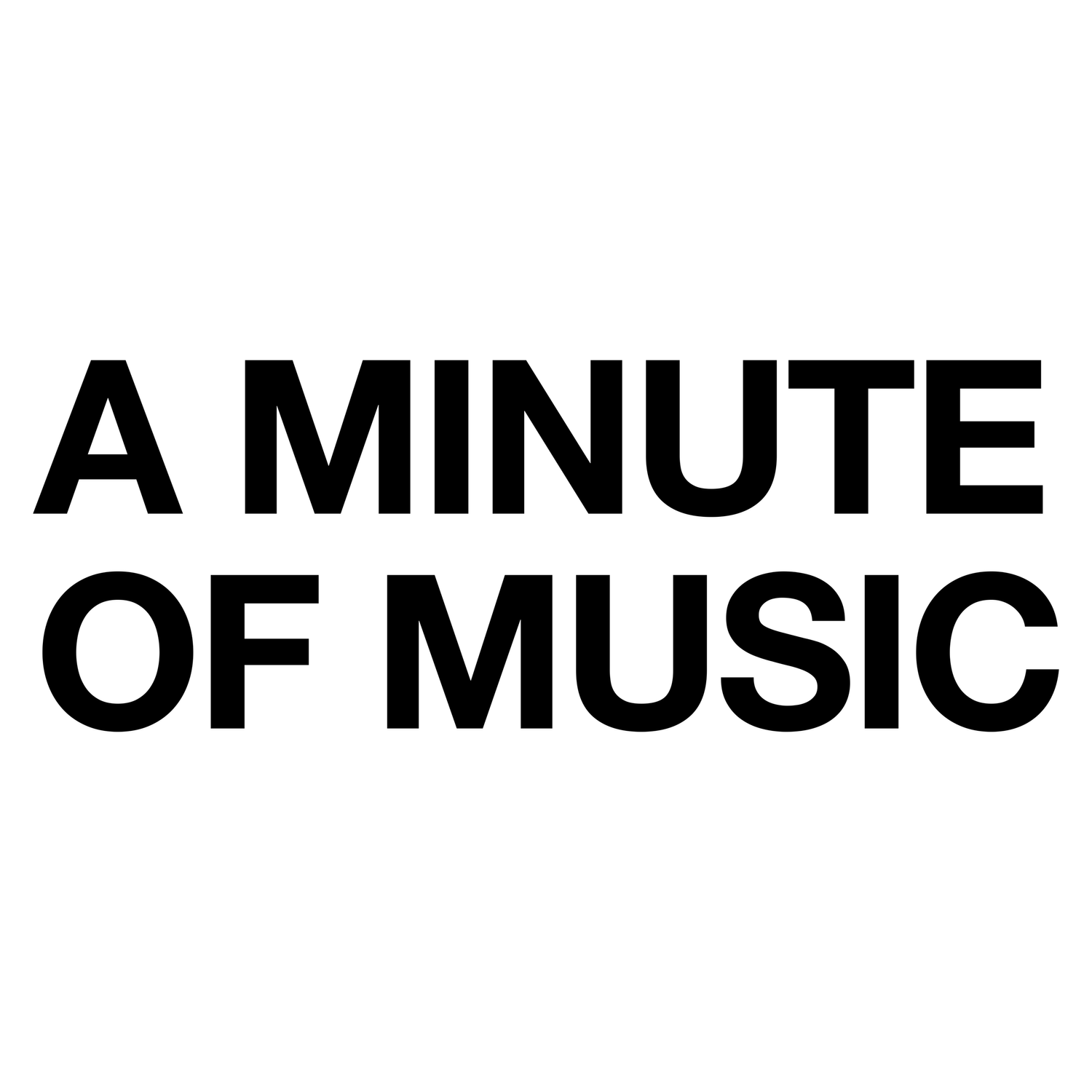 DMTV's A MINUTE OF MUSIC &bull; Production Assistant (select episodes)