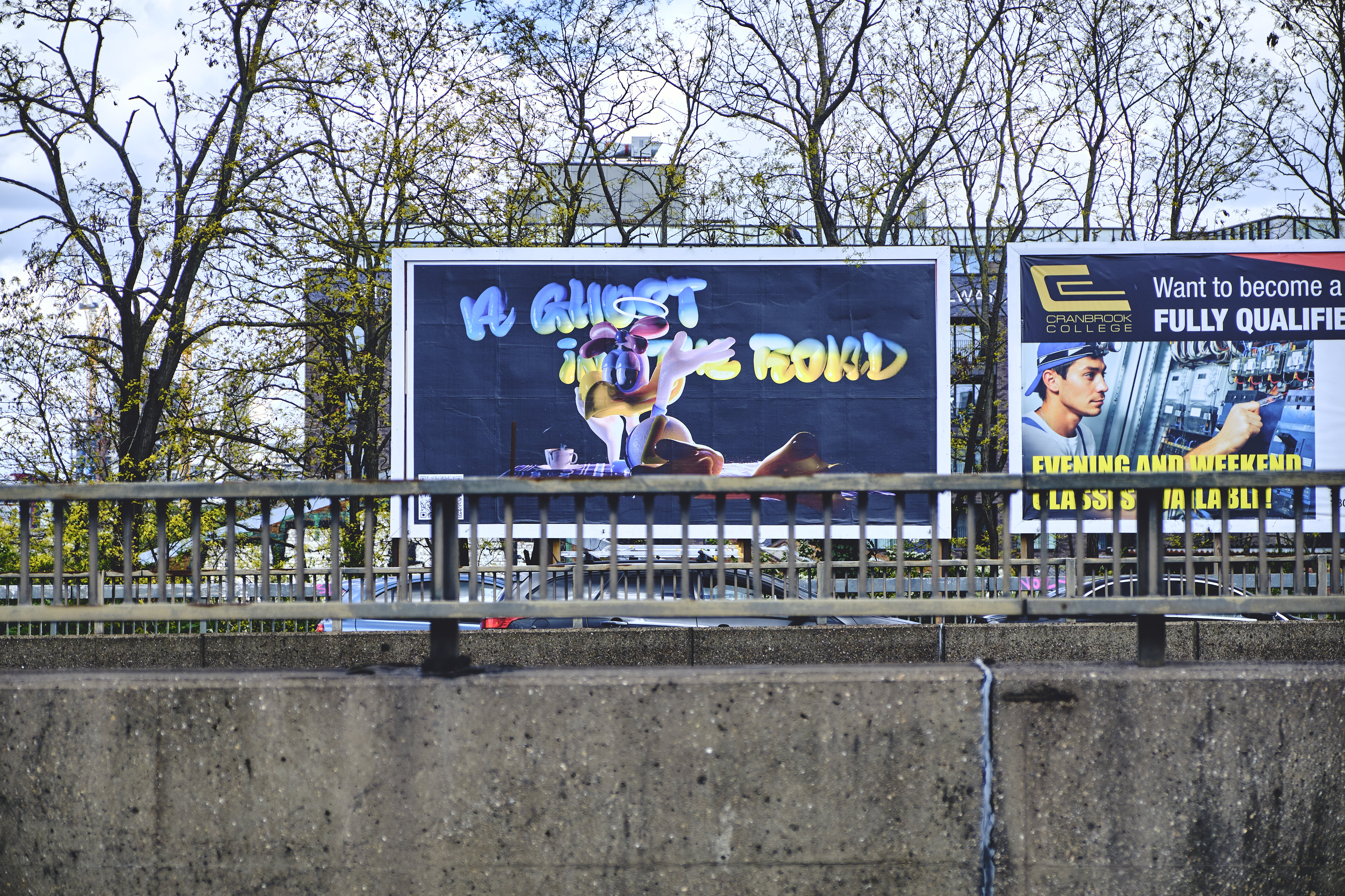 Install view, billboard commission by Frank Wang Yefeng