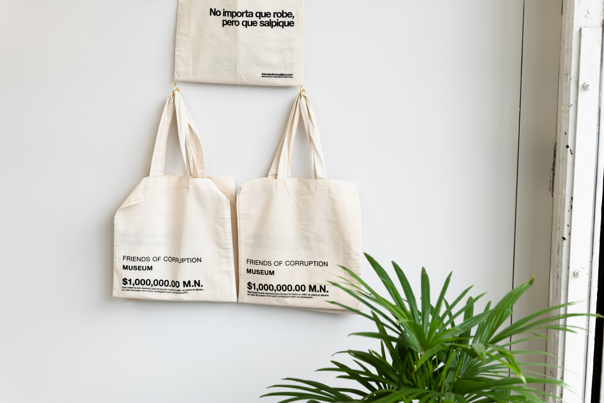 3. Alonso Cedillo, 'Friends of Corruption Museum Bag',