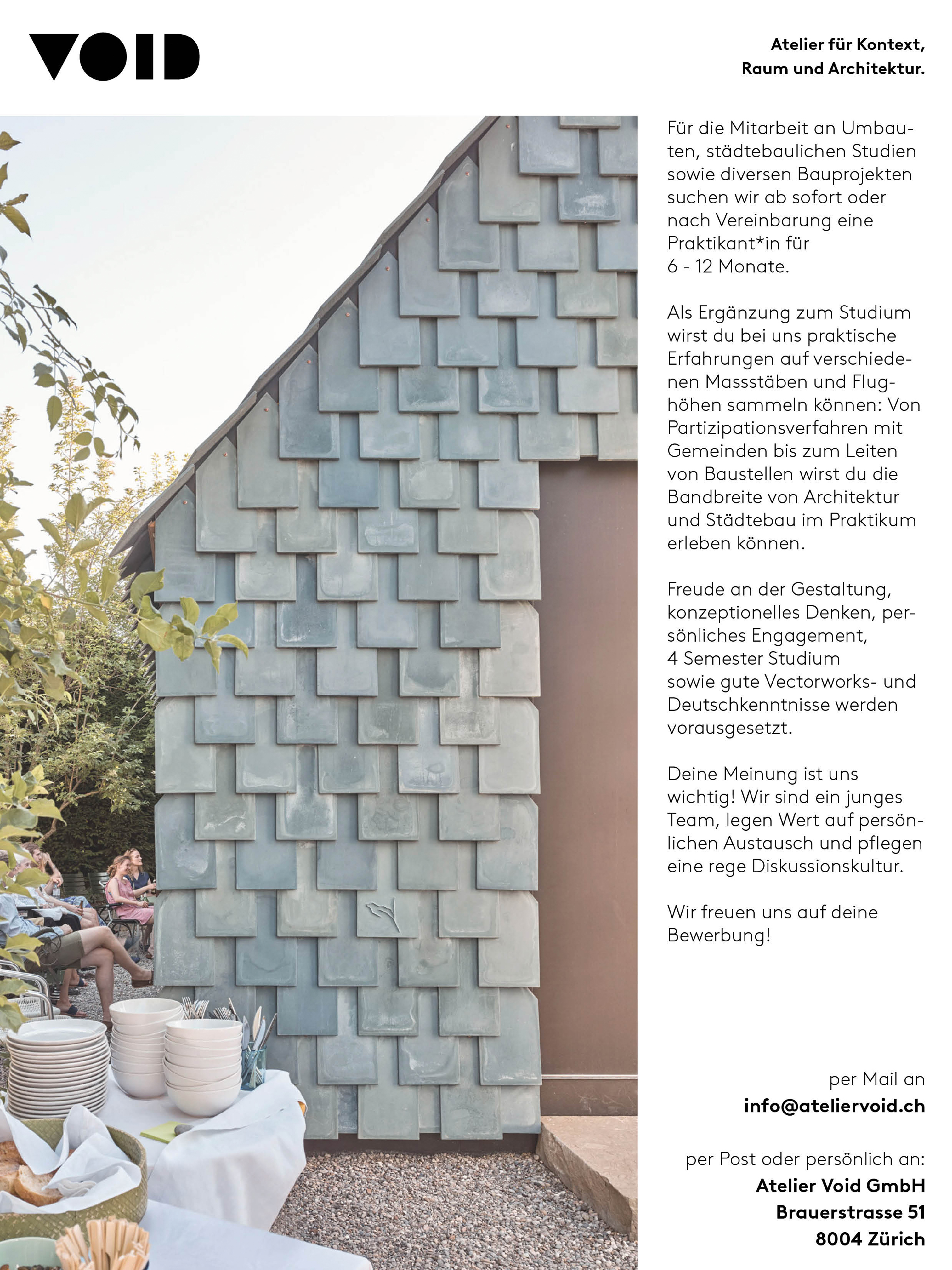 14.9.22 - Praktikant*innen gesucht