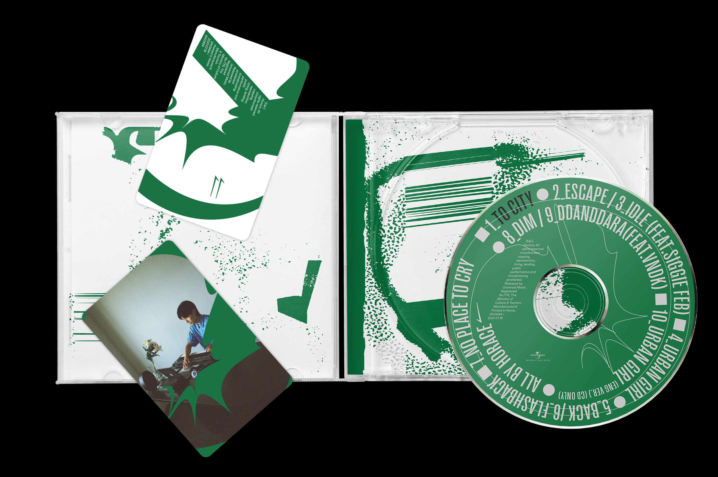 Horace 'TO CITY' Album Design + Art Direction