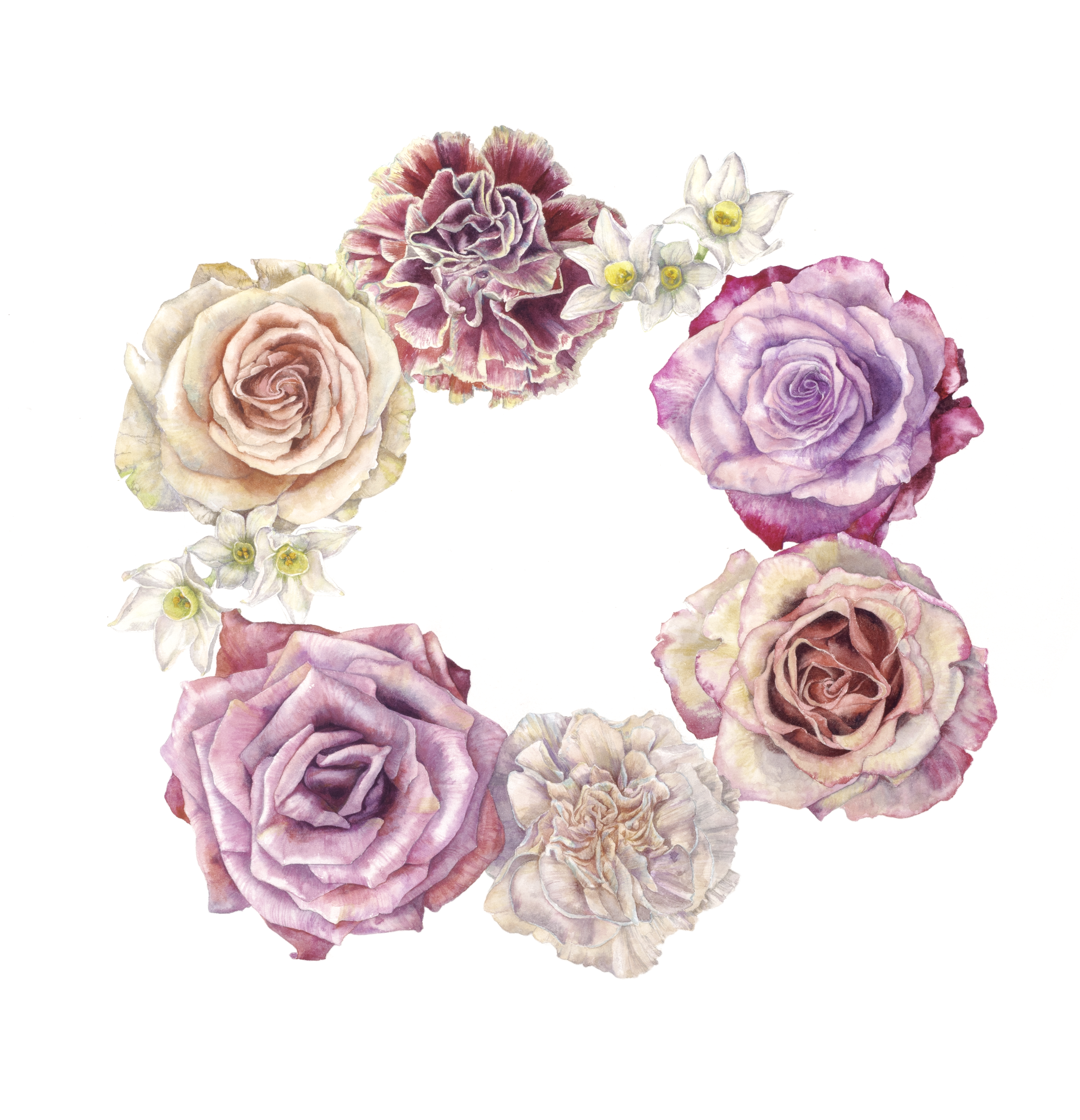 Rose wreath
