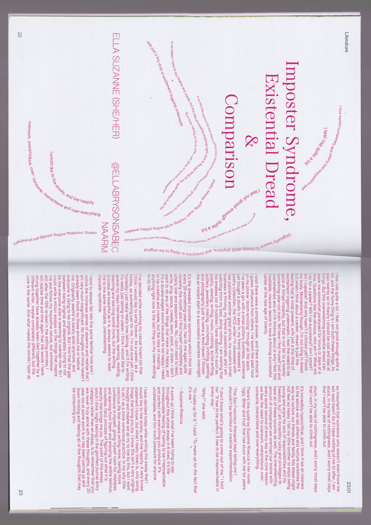 DEMURE MAG - LAYOUT DESIGN