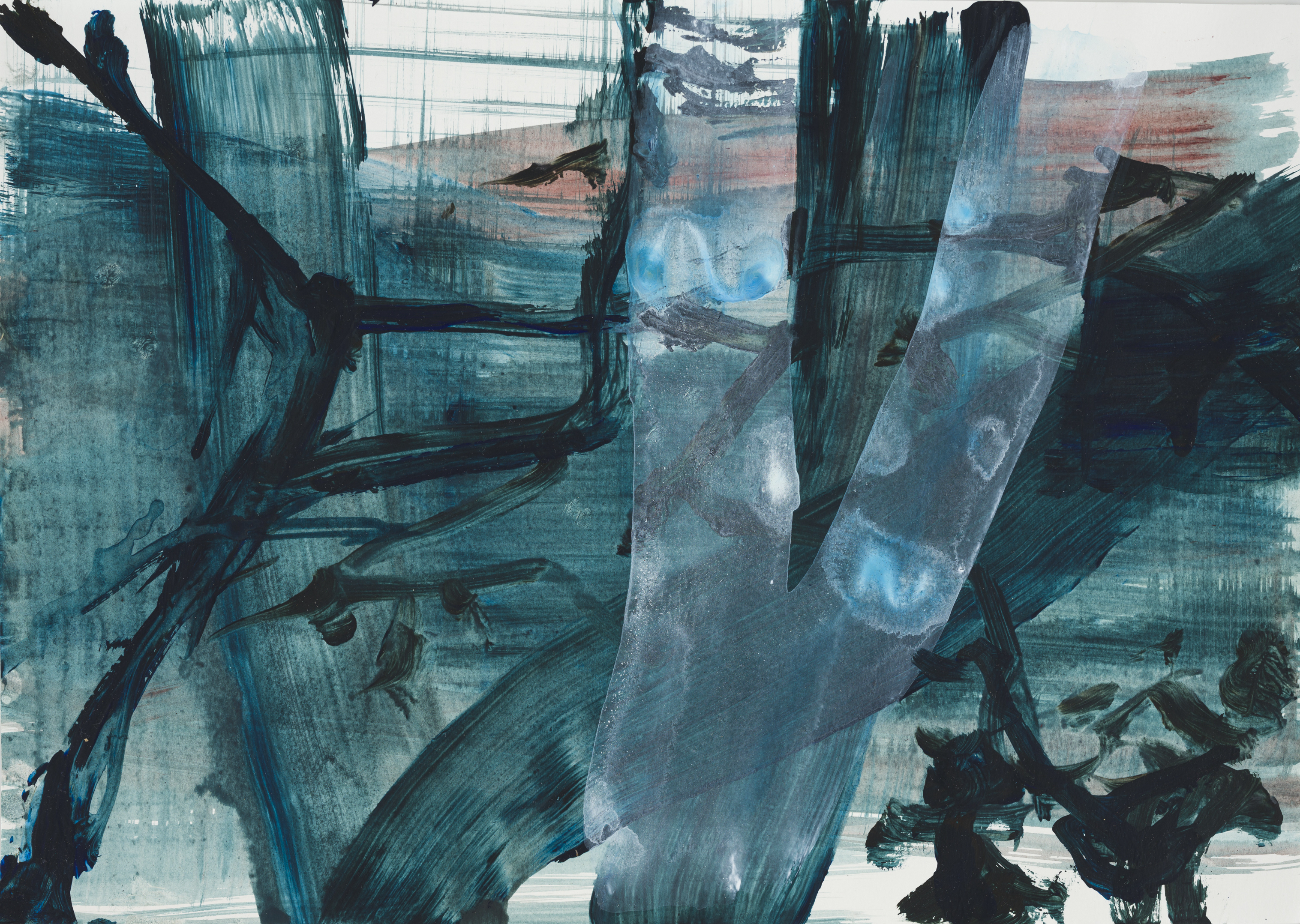 Study of nature 0006Acrylic on paper 35×45cm