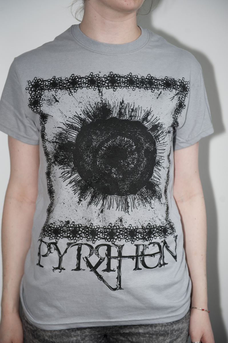 T-shirt for NYC metal band Pyrrhon's EP, "Growth Without End," available here