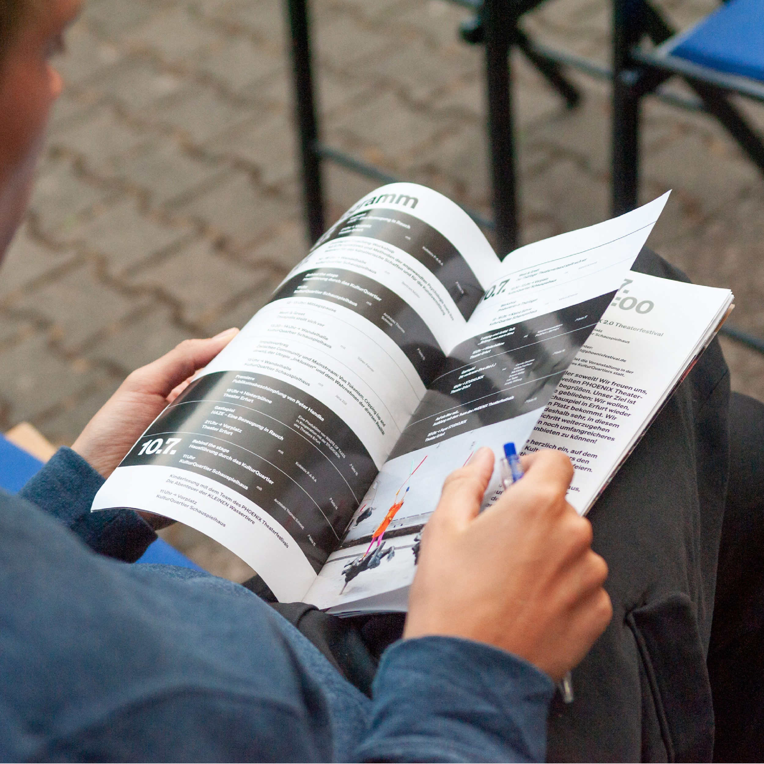 Brochure for Phoenix Festival 2022 (at Basics09)