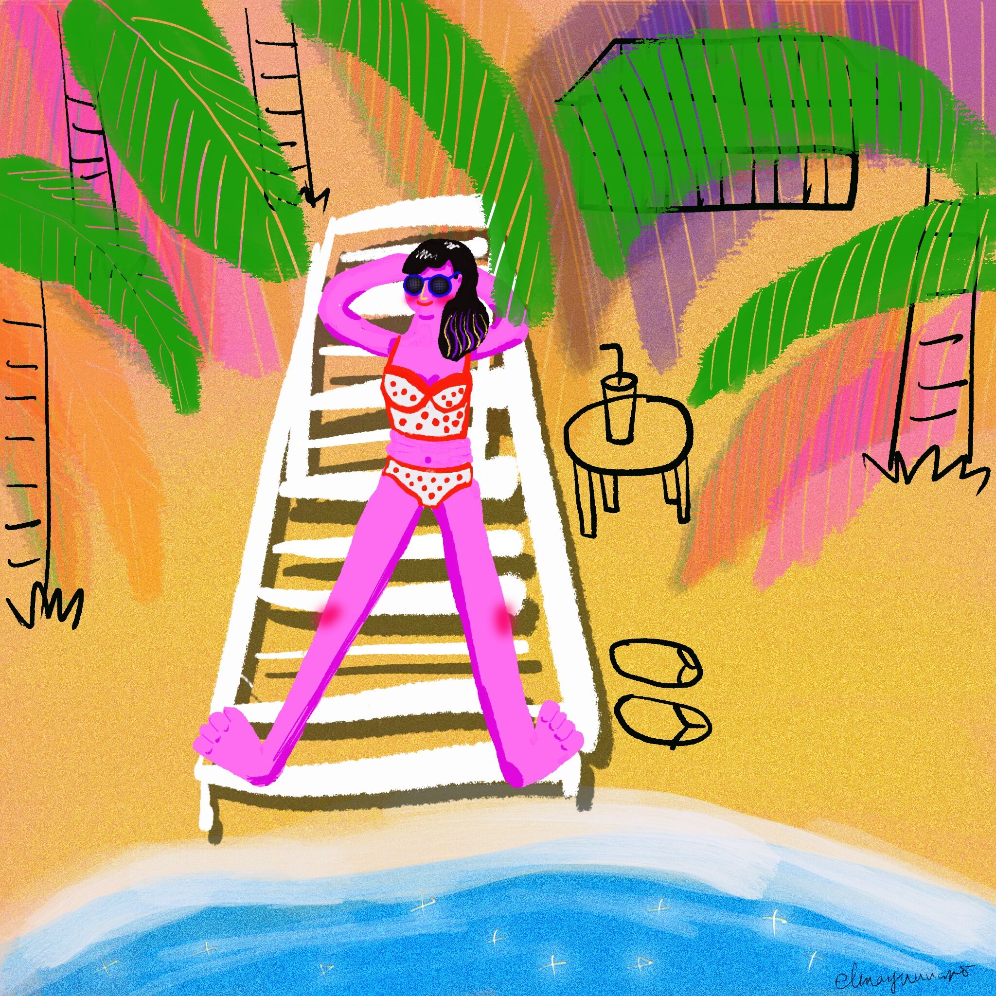 Bask in the sunshine.