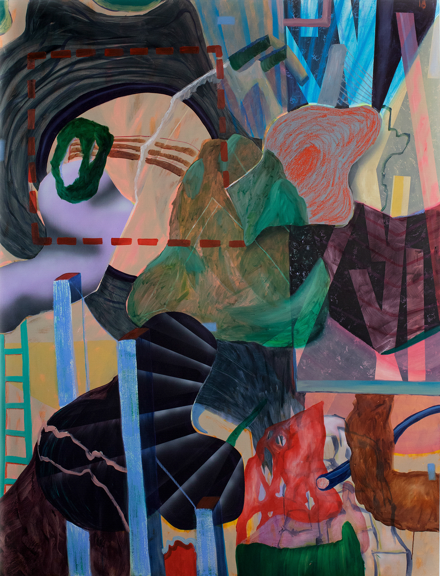 Allegory of the Unknown, 170 x 130 cm