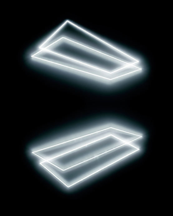 Ideas of Space and Time2015Light drawing negative, chromogenic print, 40 x 32 inches