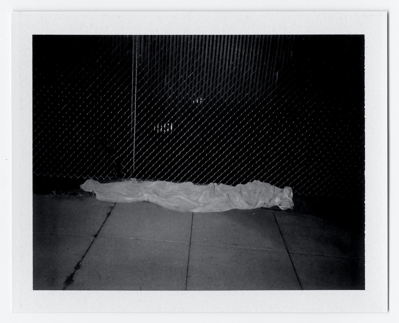 Sheet Along Fence, 2011