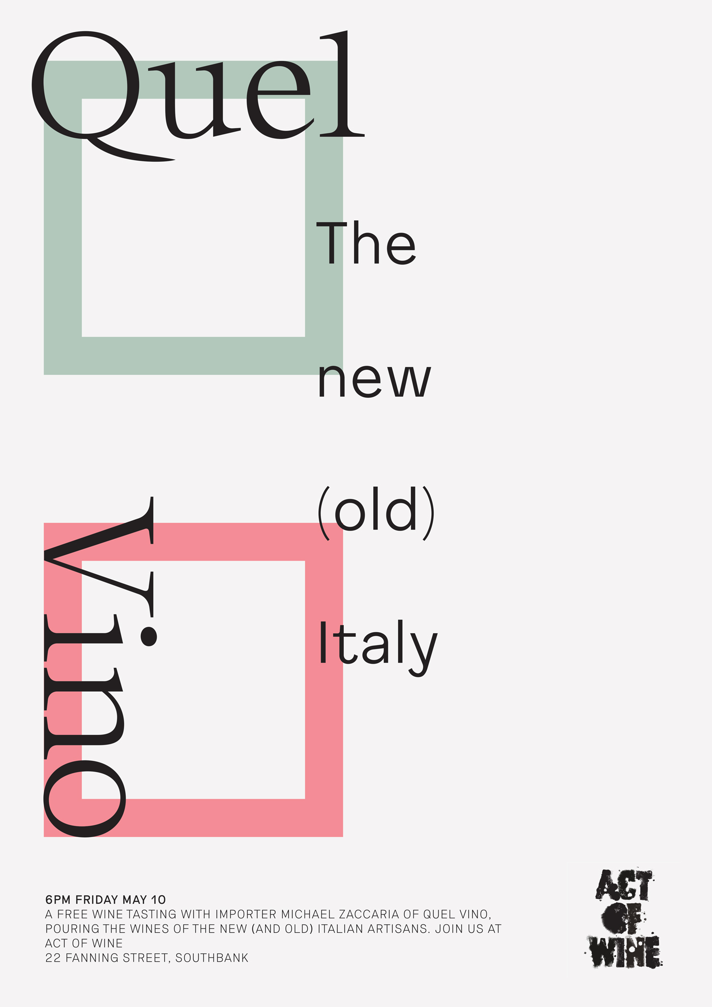 Act Of Wine Qv Simon Jones Graphic Designer