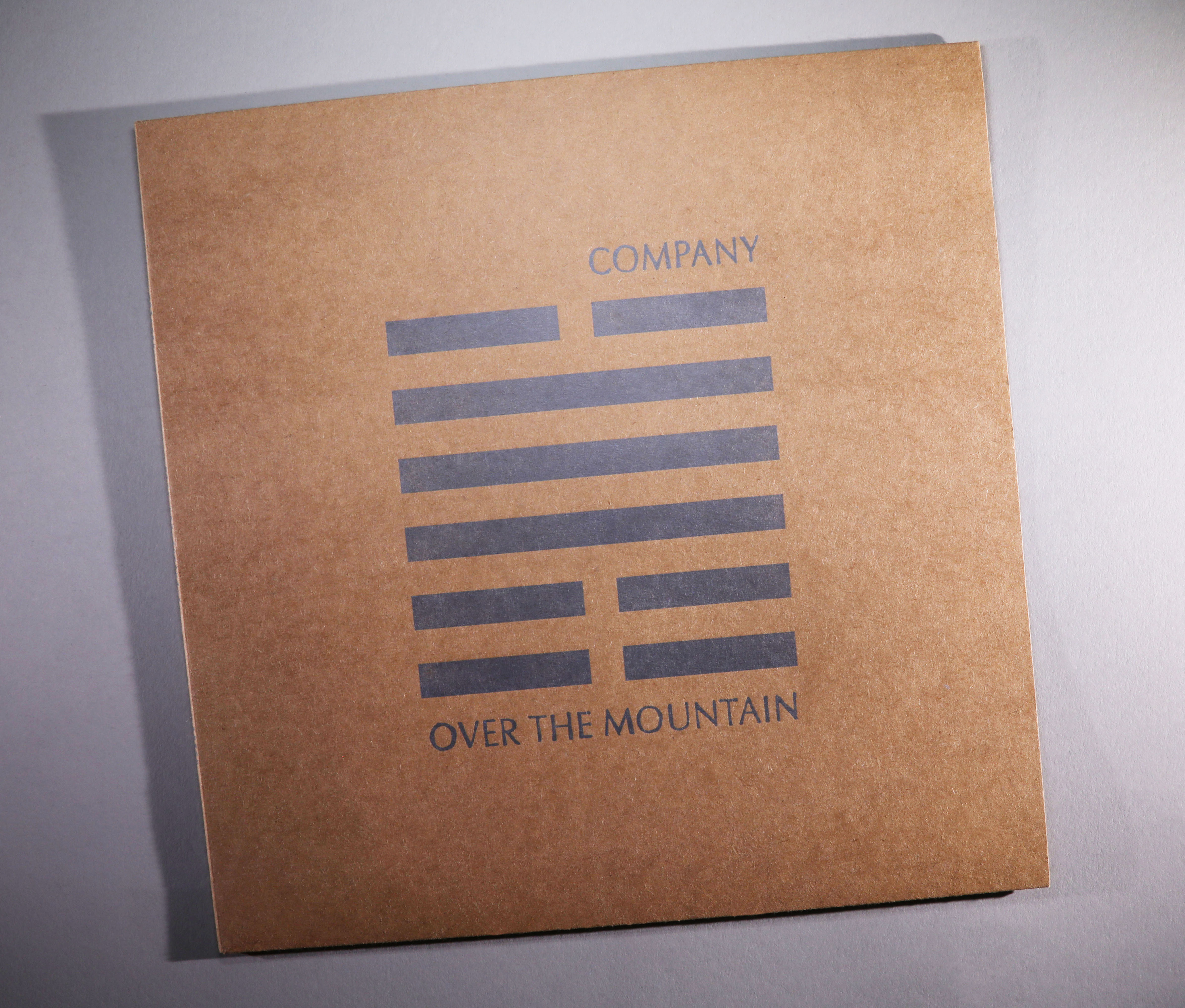 LETTERPRESS & DIE CUTTINGCompany Over the Mountain album cover