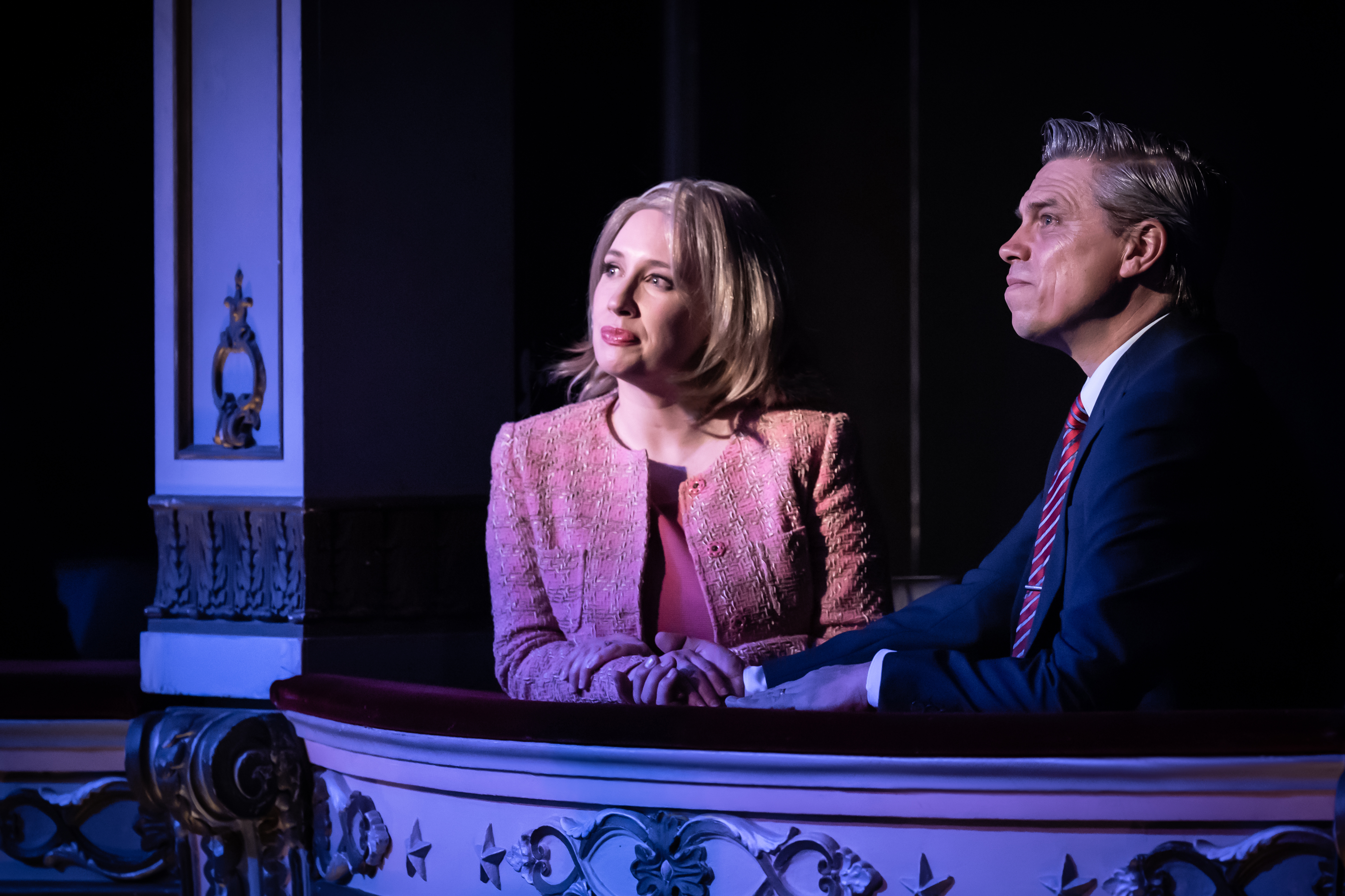 The 47th, Jenni Maitland, James Garnon, Old Vic Theatre, Photograph by Marc Brenner