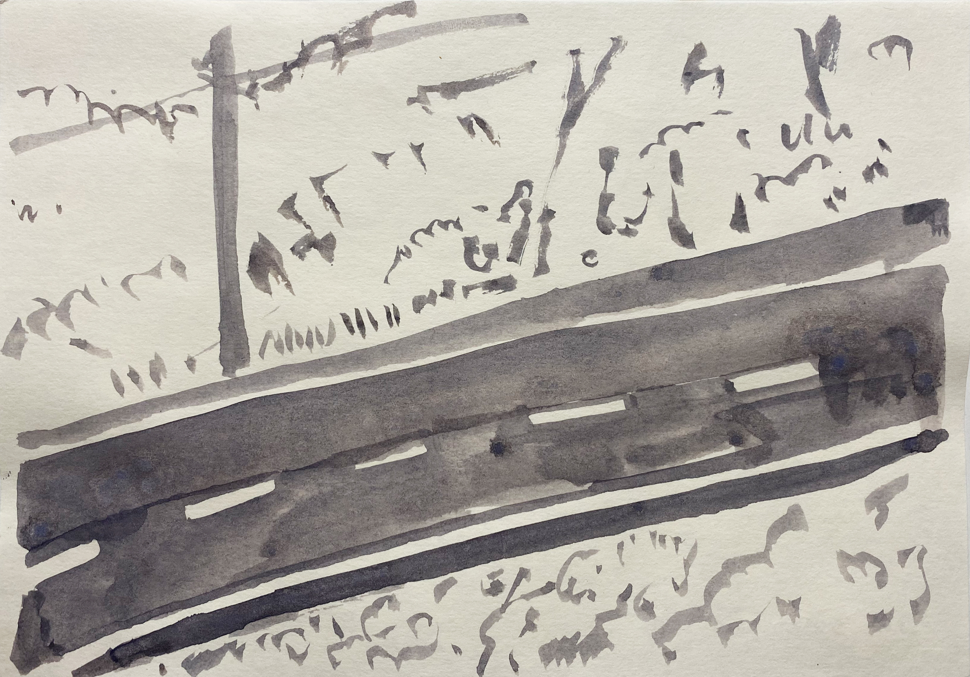 Untitled / Watercolor on paper / 14,8cm x 21cm / 2023