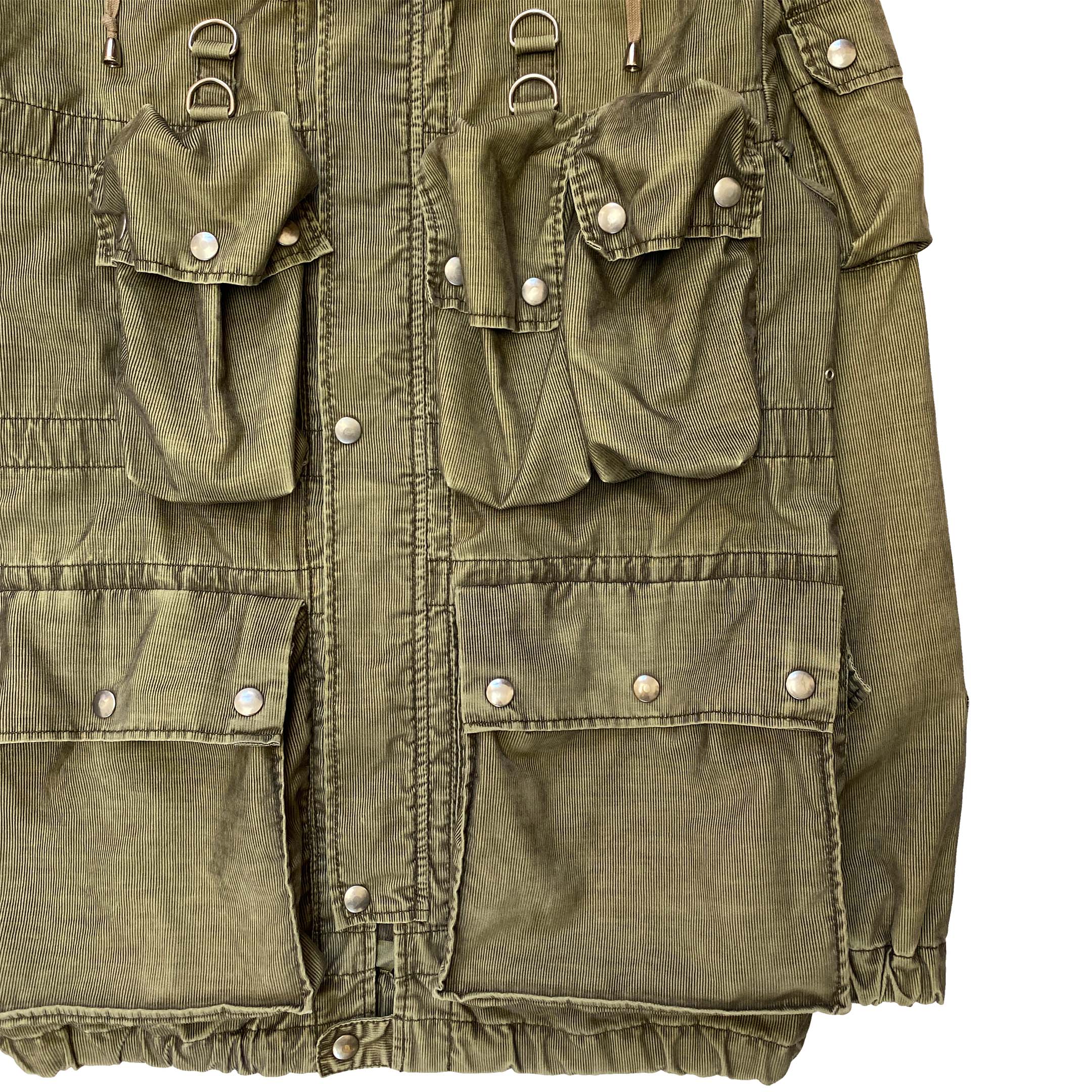 Hussein Chalayan, S/S 2003 “Absence and Presence” Swedish Military M70  Cargo Jacket - LA NAUSÉE