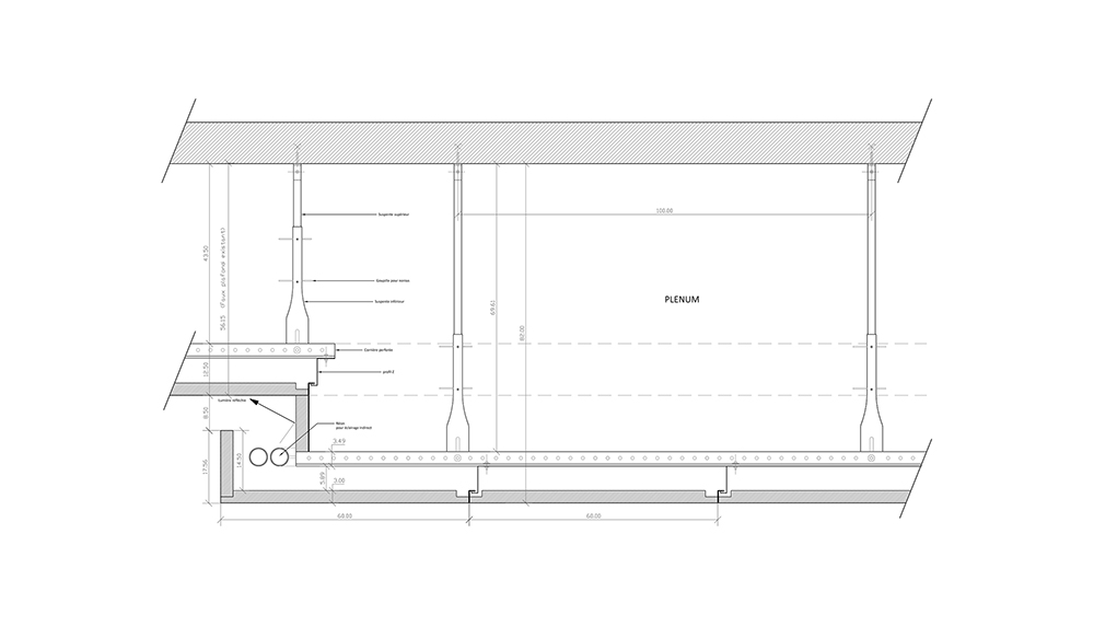 Dessinateur plans d'execution pour Atelier UTO (Tous droits réservés) - boutique Sonia Rykiel 500m2 - Saint Germain des prés - Paris FR - Crédits photo Jules Rodet