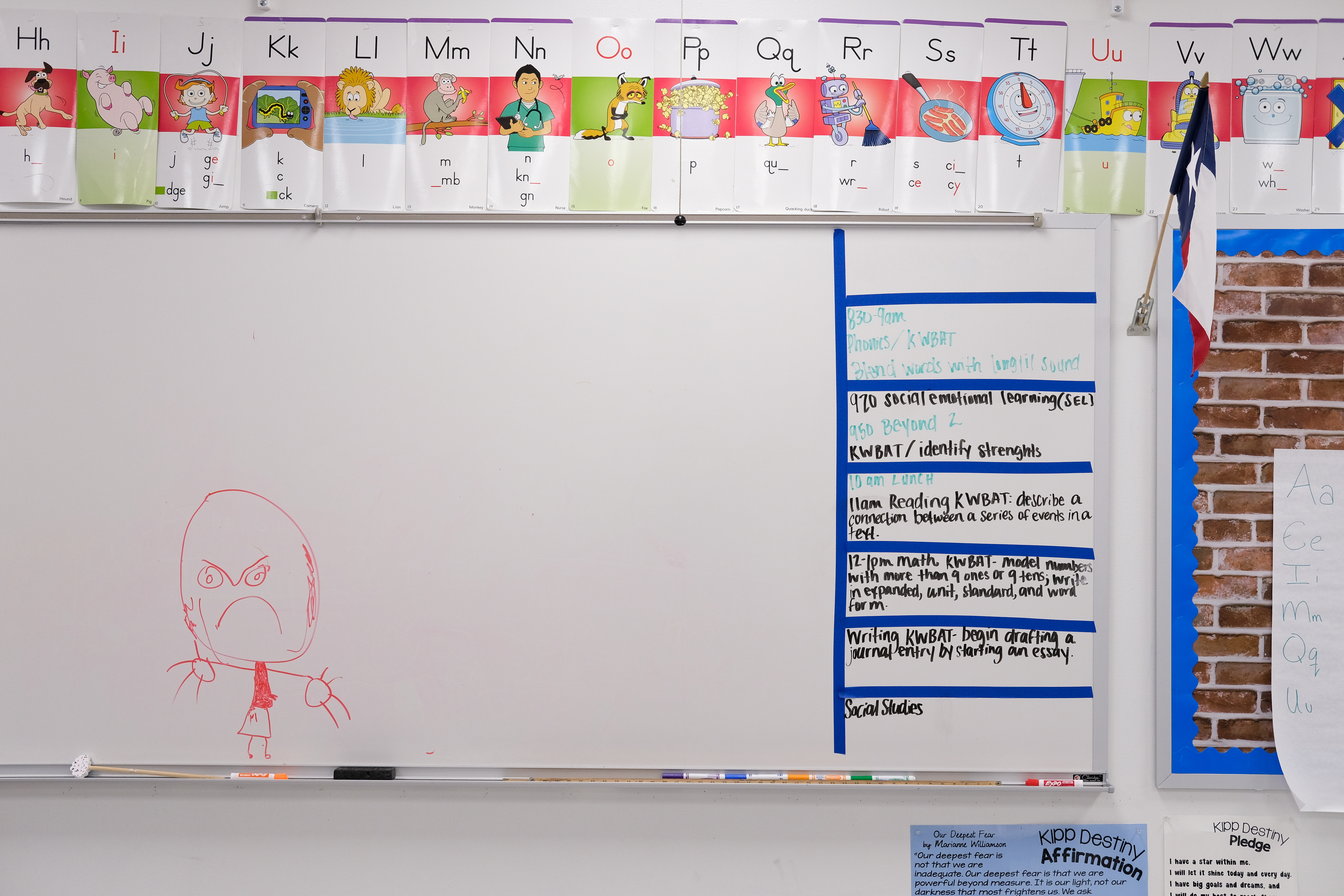 Ms. Diallo's classroom at KIPP Elementary in Dallas, TX.