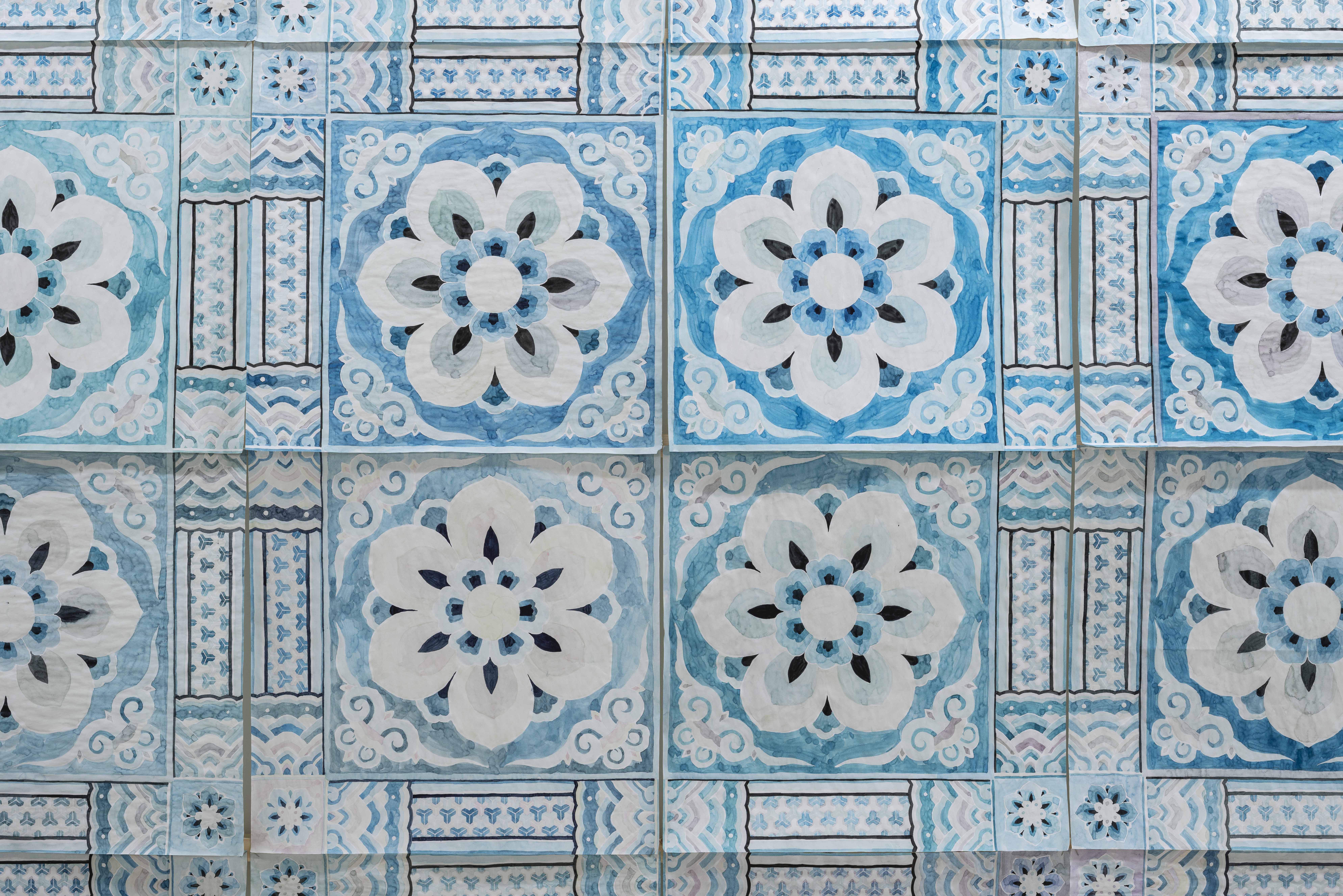 장엄연습/2019/종이에 수채/각48.5cmx49cm(100pcs)/부분