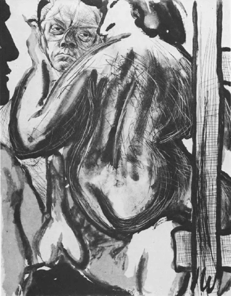 Zelfportret jonge jaren 1983