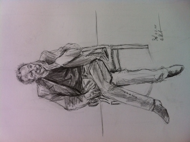 Bob 2011- pencil 45x35 cm