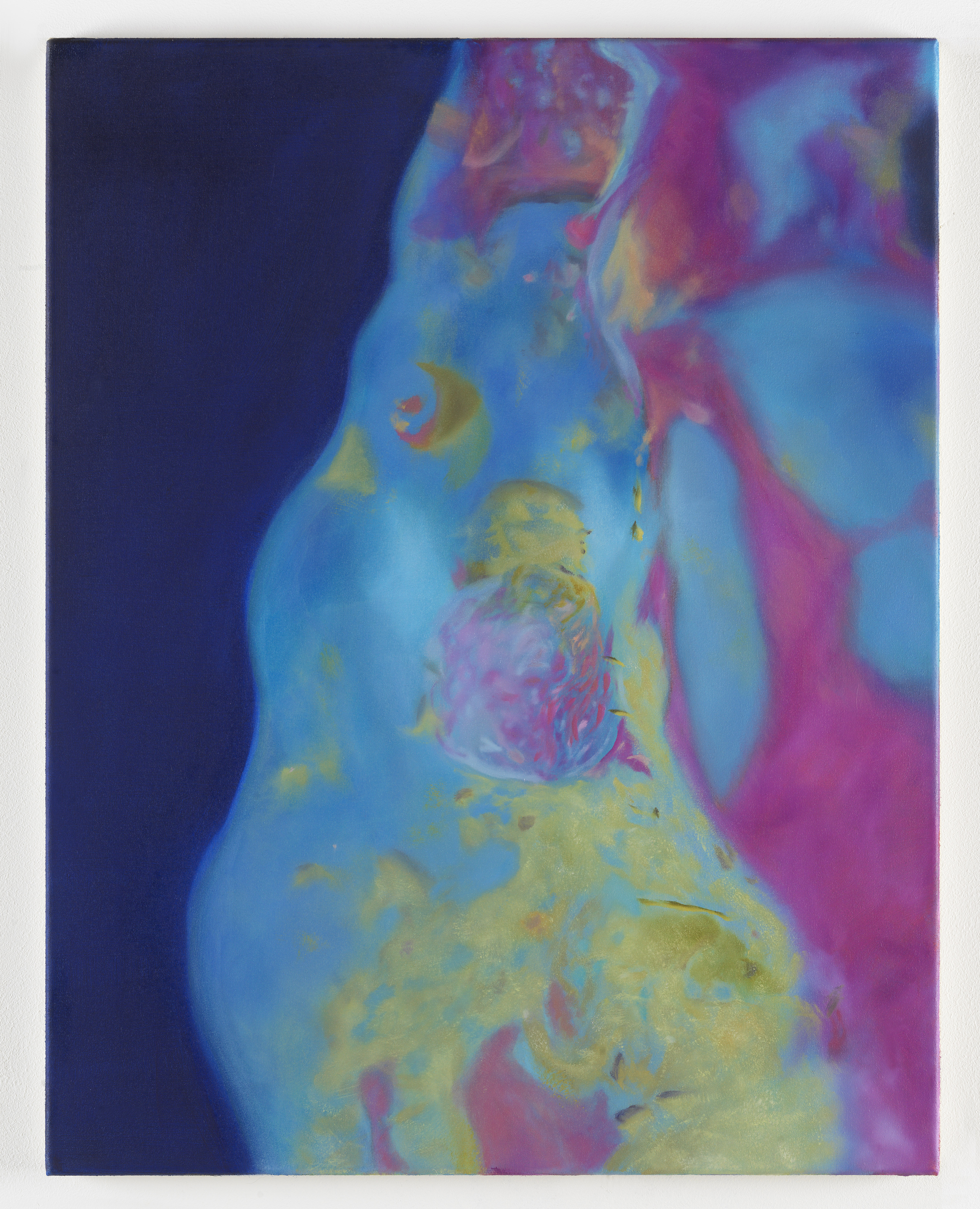 Mucus Plug, 63x50 cm, oil on calico