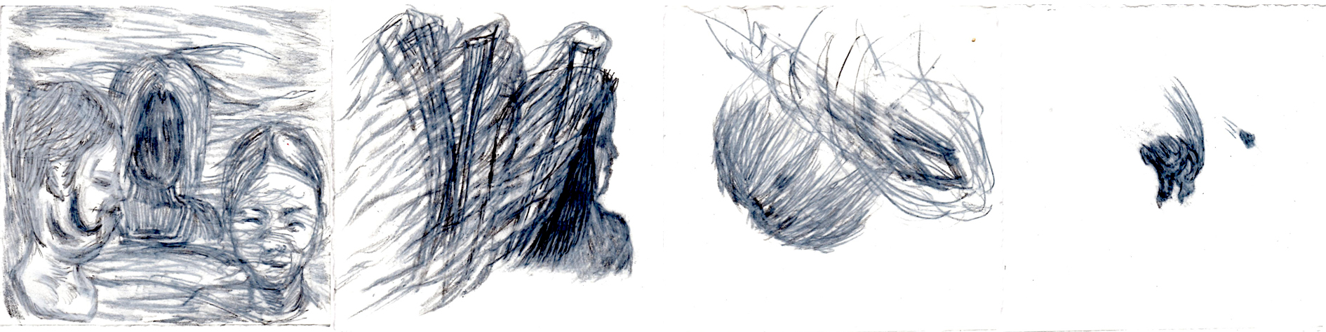 1. October 26th, 2015. Dream record drawing / Keyword -sister, gangster, unknown woman