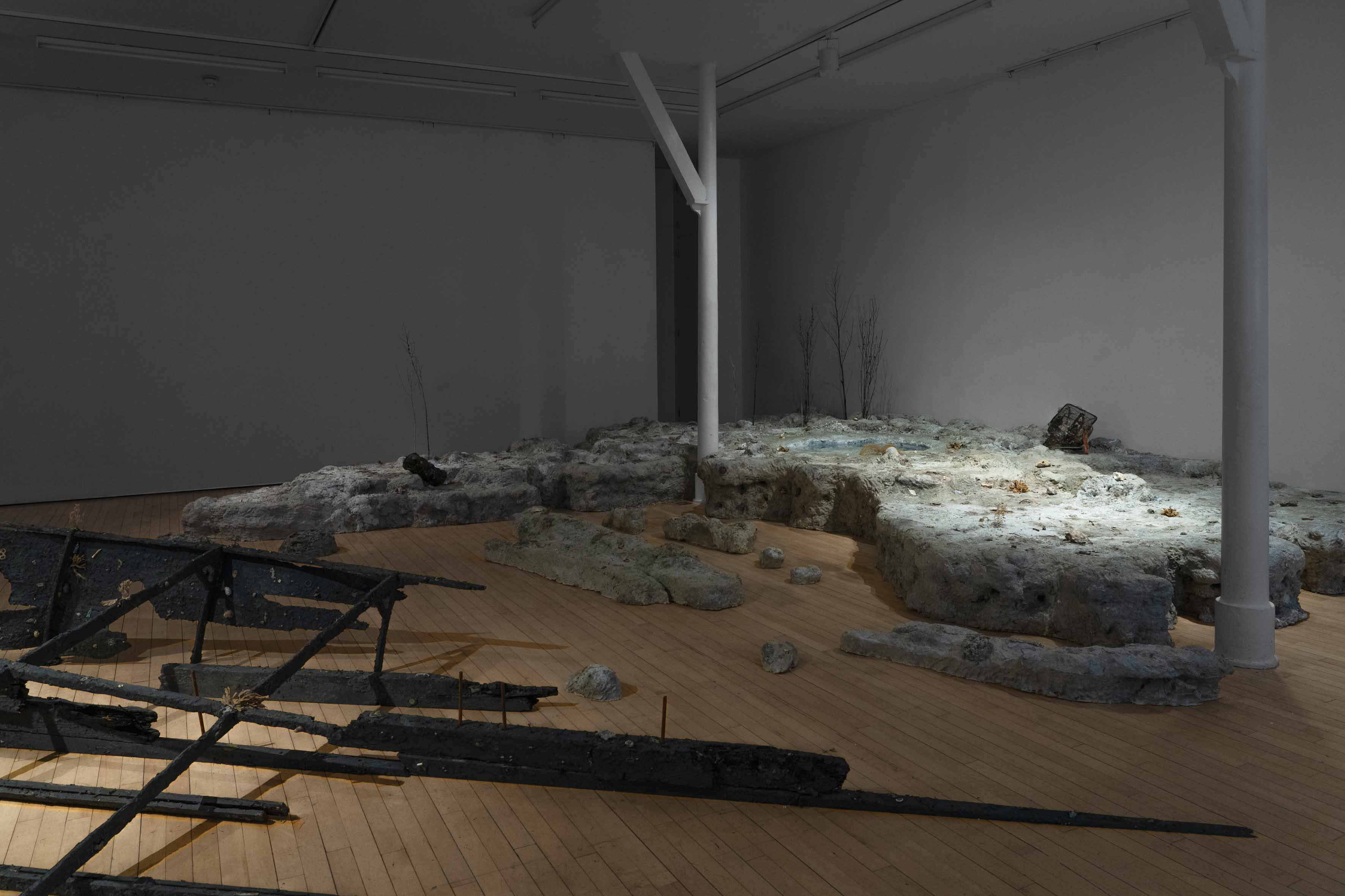 STOVE BY A WHALE by STEVEN HE and SEONGEUN LEE at STAFFORDSHIRE ST GALLERY curated by JIA YUE HE [from 20240418 to 20240505] [Photo: Steven He and George Baggaley]