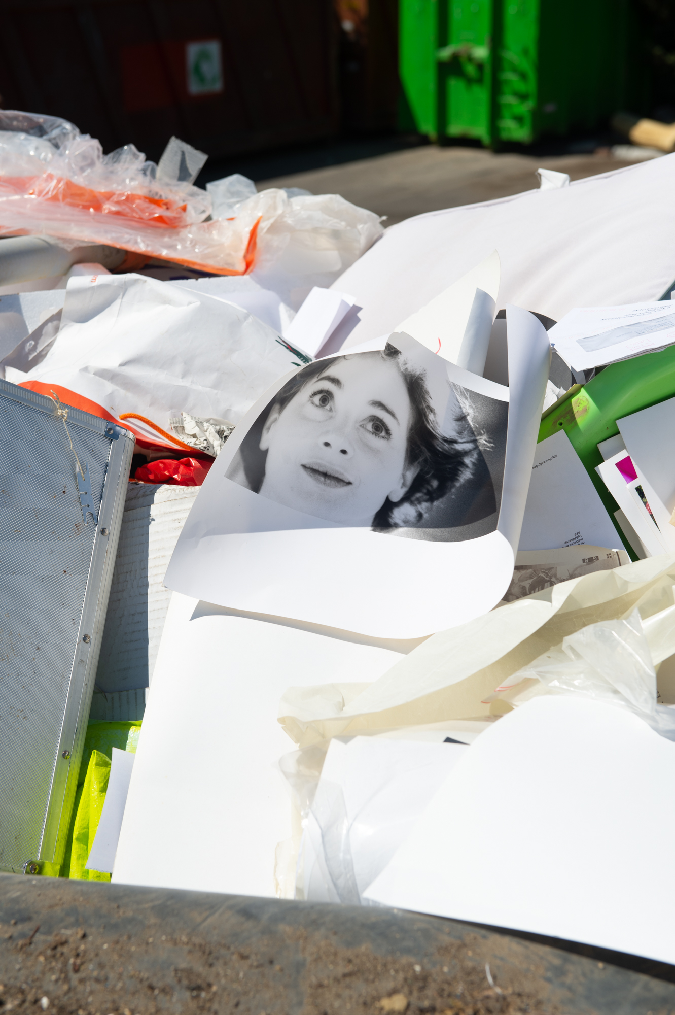 Recycling Center, Toulouse, France, August 2022.