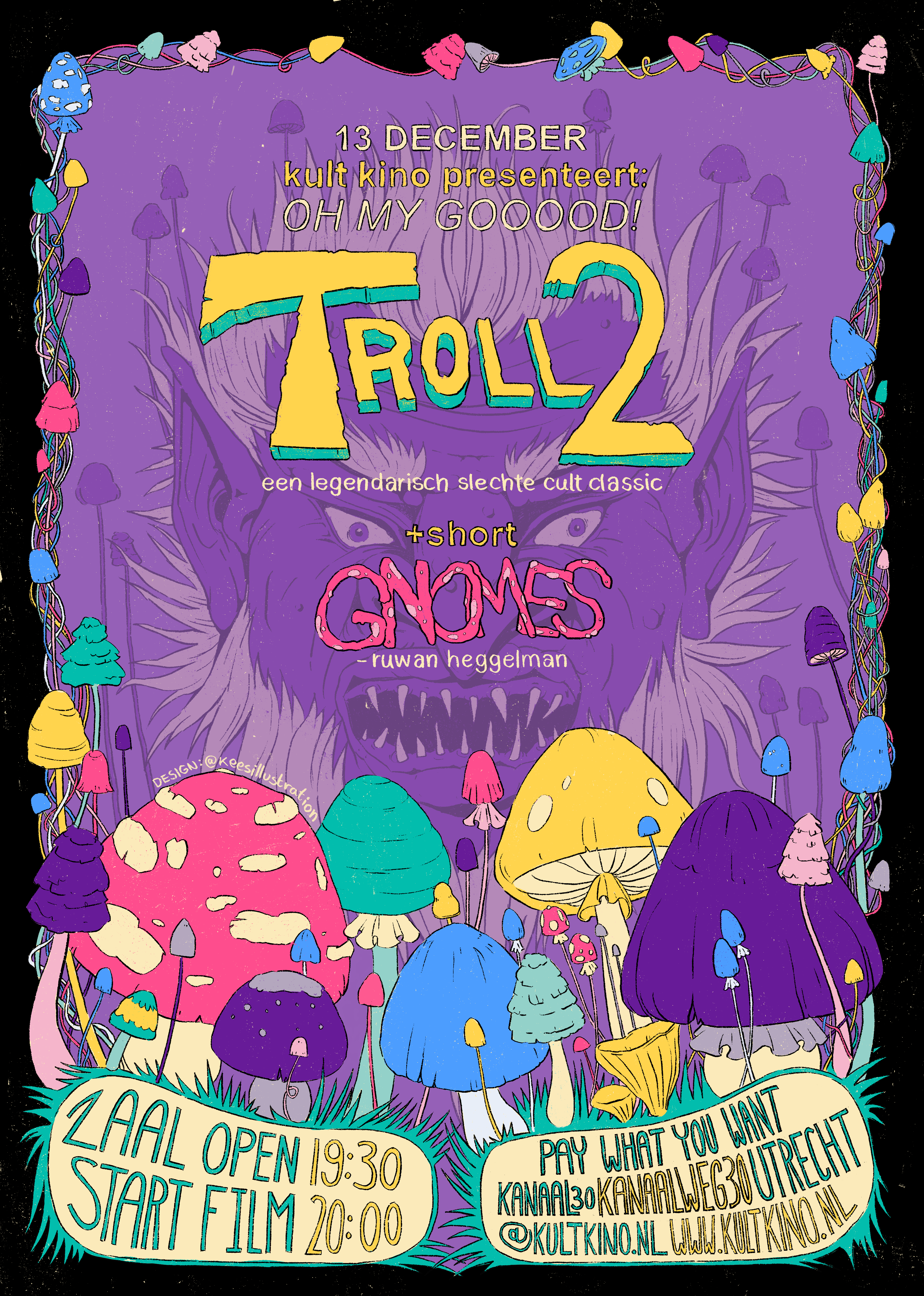 Concert evenement gig event posters punk underground Nederlands Groningen