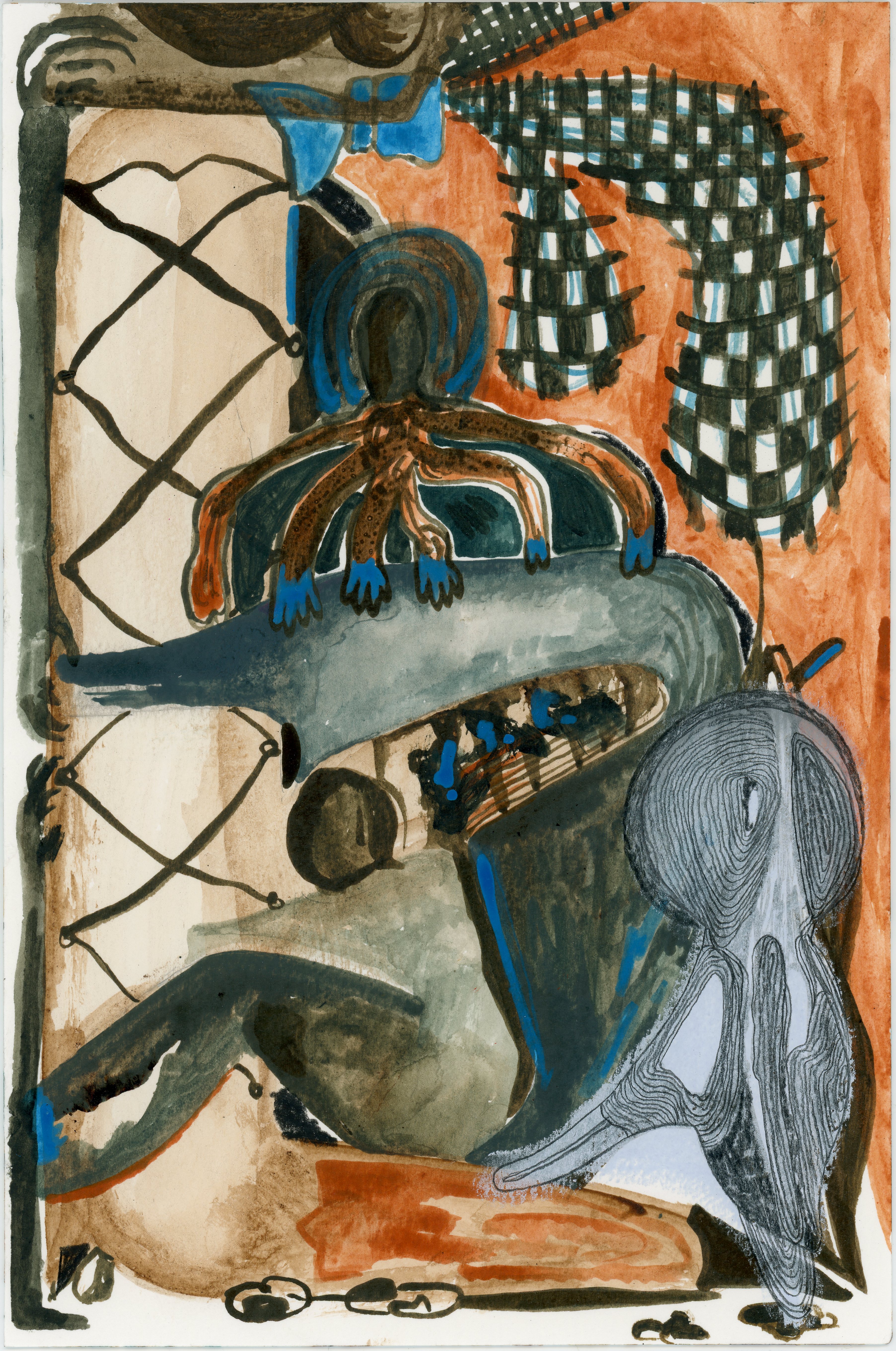 oh non! tu as pil&eacute; sur un couperet, 6 x 9 in.