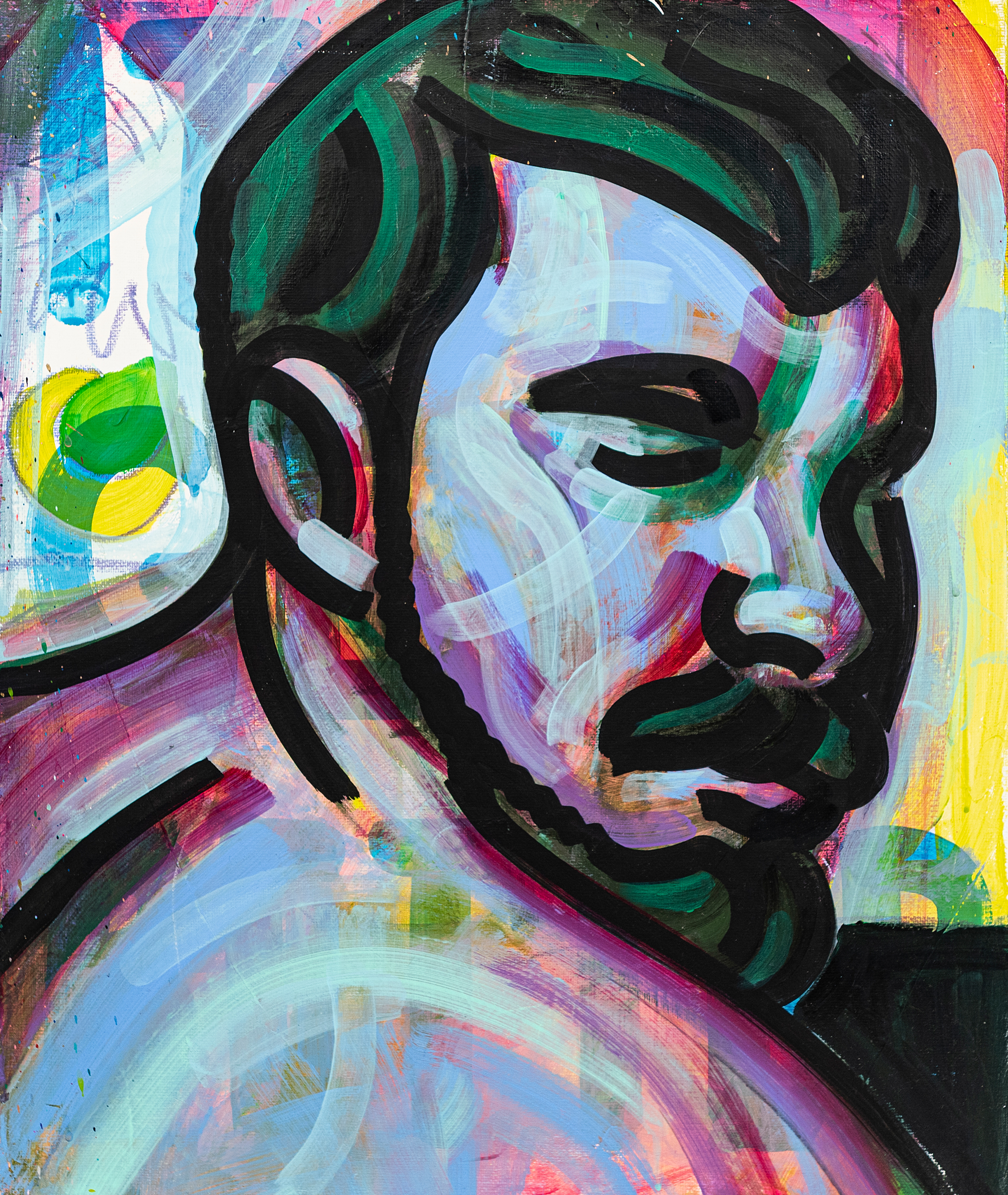 제목 미상, 2018, 캔버스에 유채, 45 x 37.9cmNo Title, 2018, oil on canvas, 45 x 37.9cm