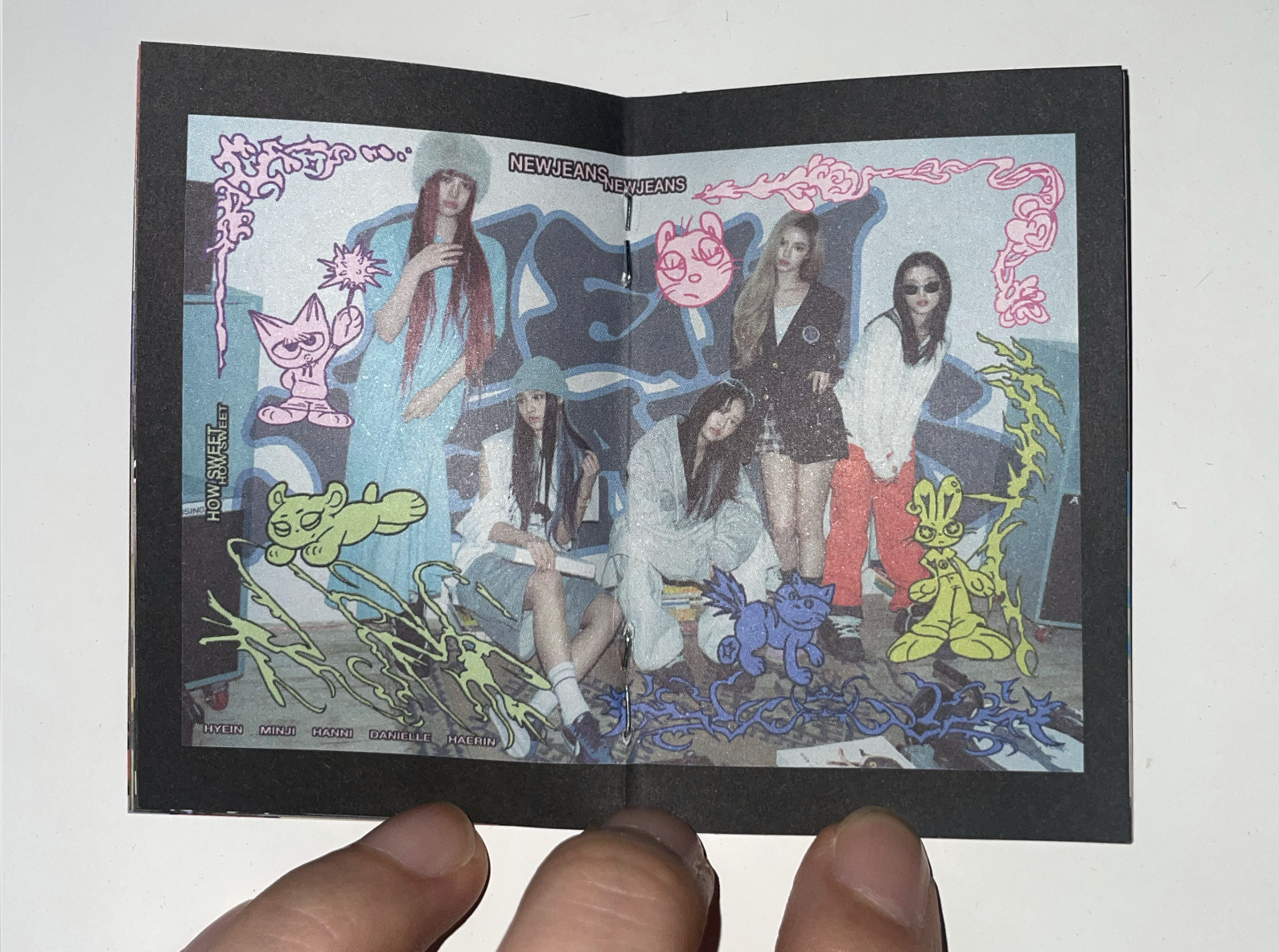 NewJeans 'HOW SWEET' Album Character, Illust, Logo Design