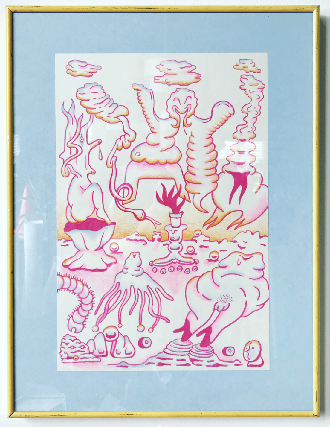 ------------------ Untitled ------------------ Collaborative Drawing - 2018