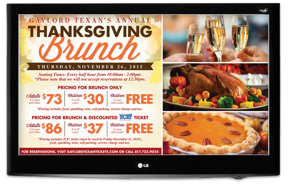 Digital Event Signage