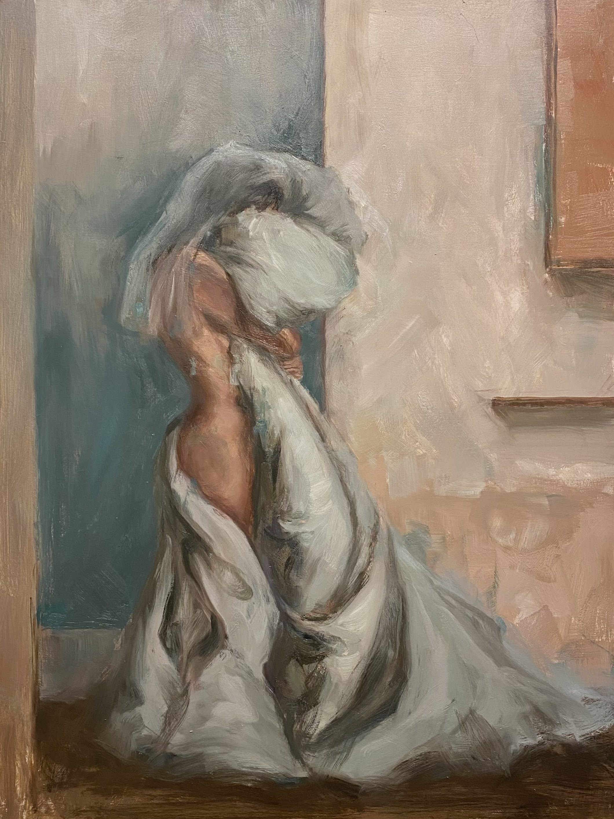 diptych part 1, 2025oil on MDF80 x 60 cm