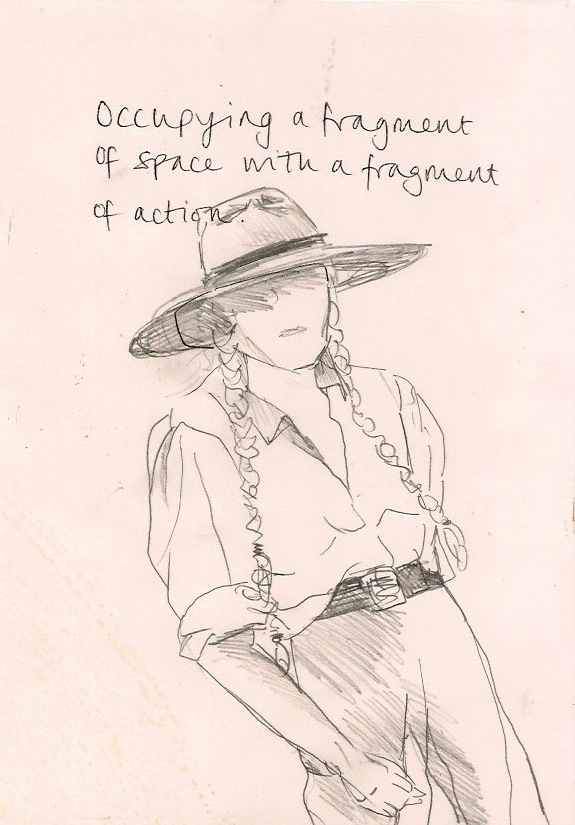 Untitled sketch for The Swagstation / The Swaglands occupation2013Pencil and biro on paper