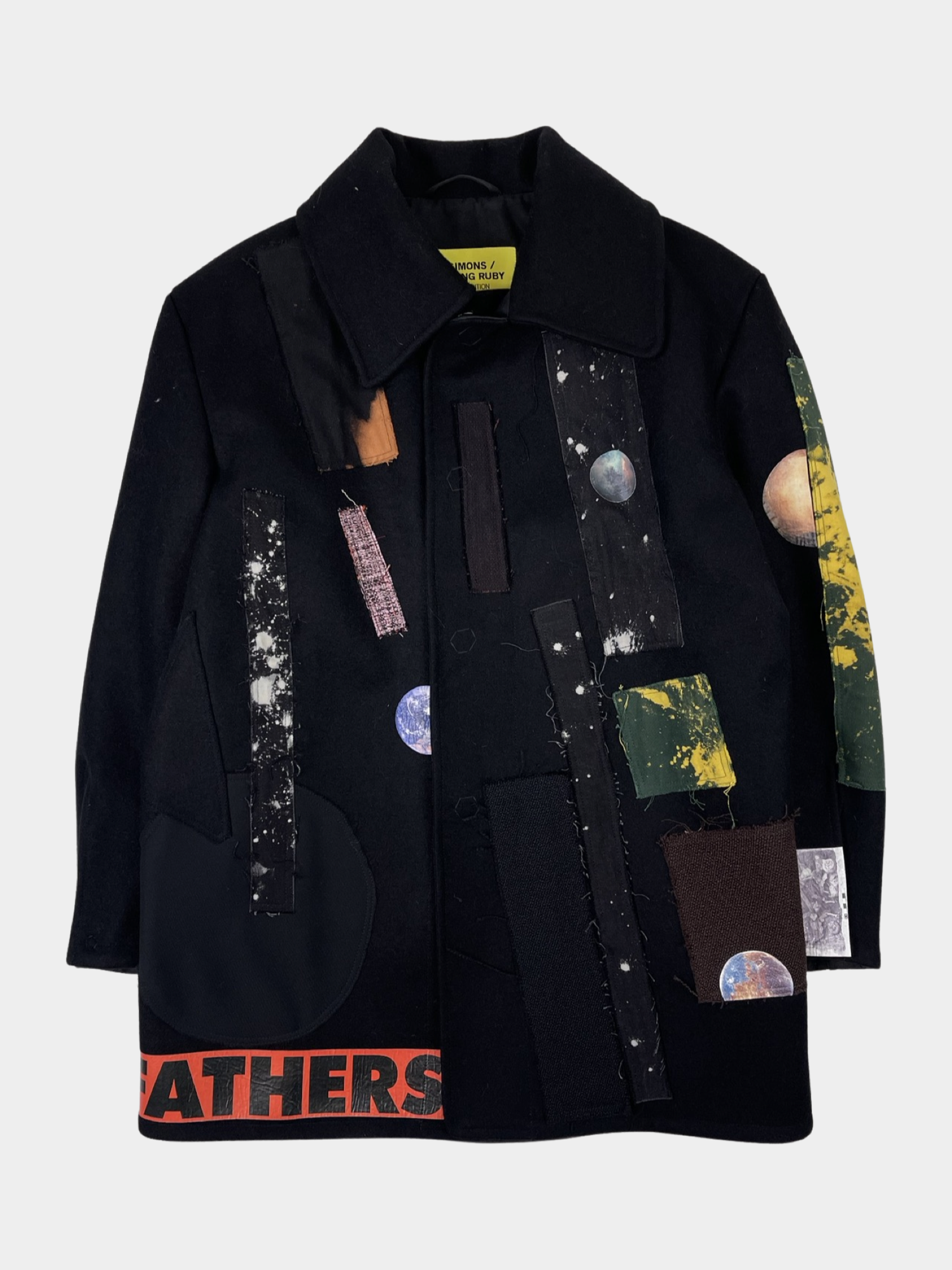 RAF SIMONS Sterling Ruby AW2014 Patched Coat - ARCHIVED