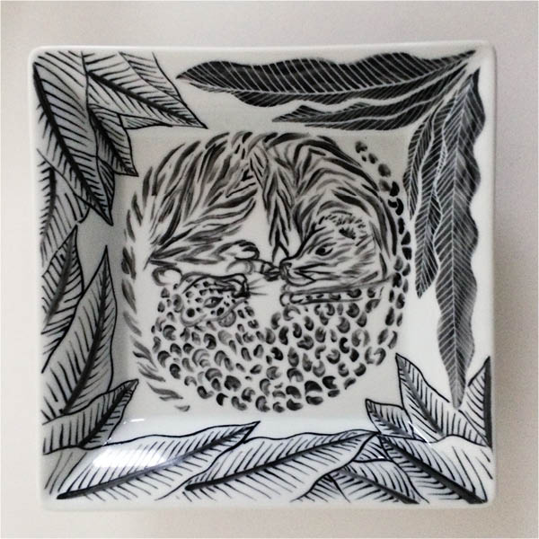 UPSIDE DOWN Hand painted