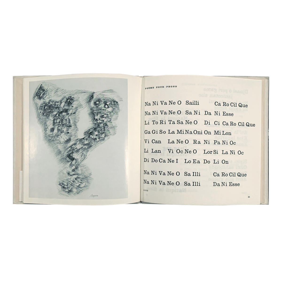 Éditions Connaitre - Camille Bryen - L'heure du biniou; Poème pour phono; Tête à coq; Je pens-je; Désécriture; Mangeur de mots