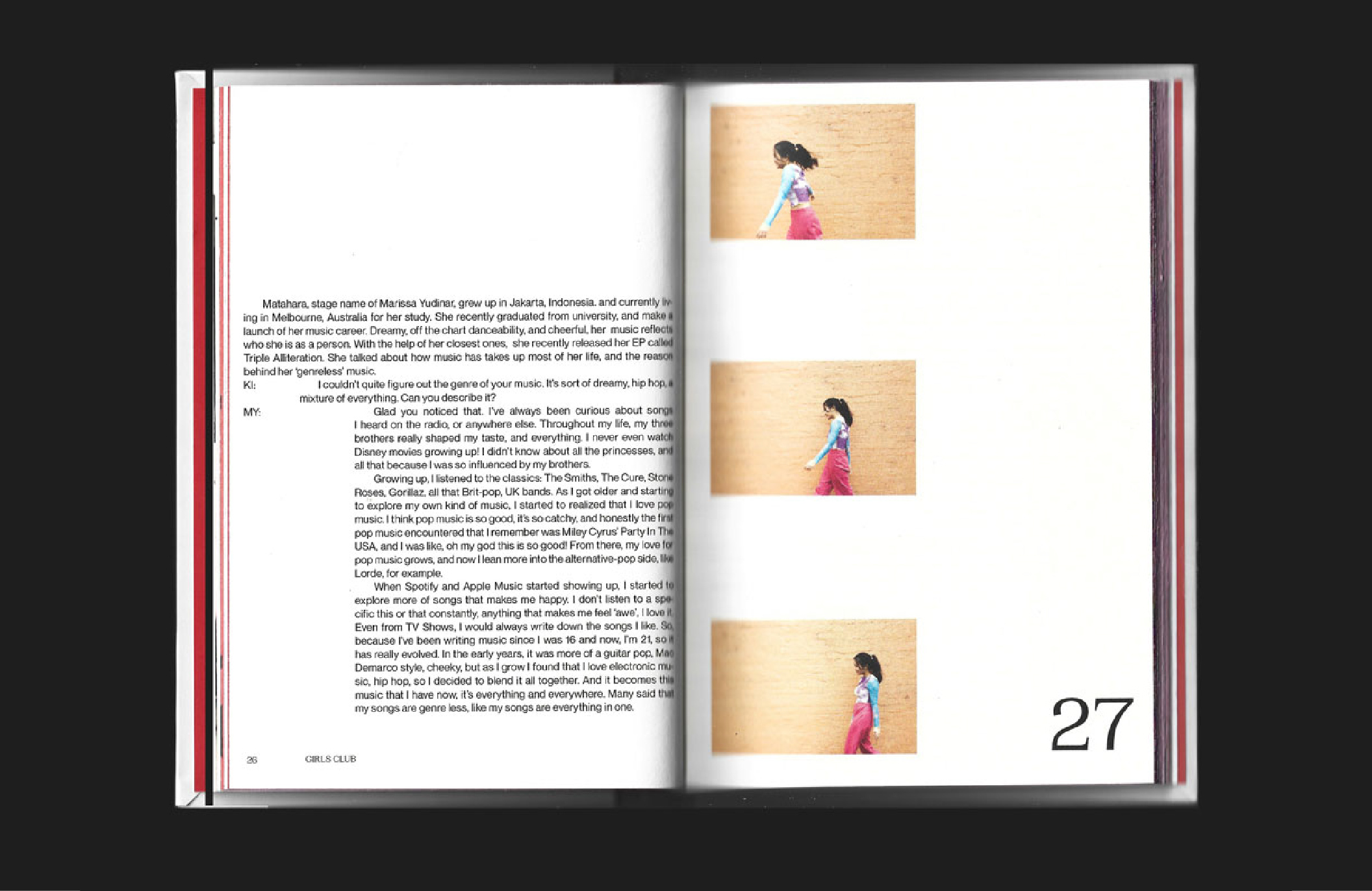 Girls Club Book, Book Design
