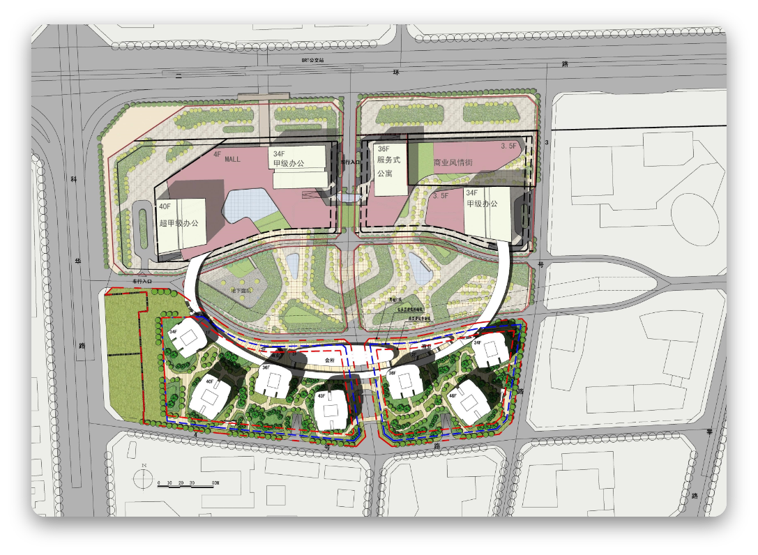 成都绿地航校住宅项目概念方案投标 筑境&贝一