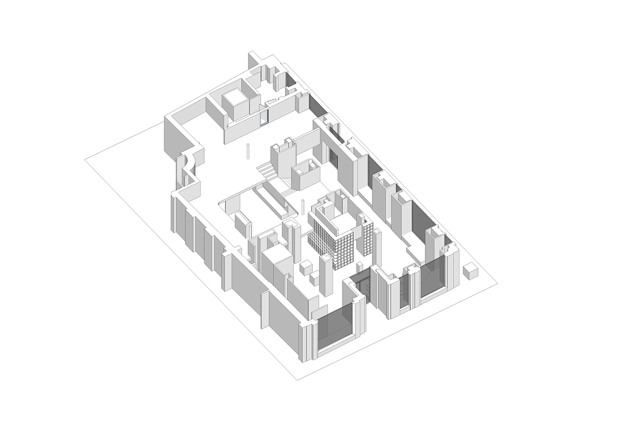 Dessinateur plans d'execution pour Atelier UTO (Tous droits réservés) - boutique Sonia Rykiel 500m2 - Saint Germain des prés - Paris FR- Crédits photo Jules Rodet