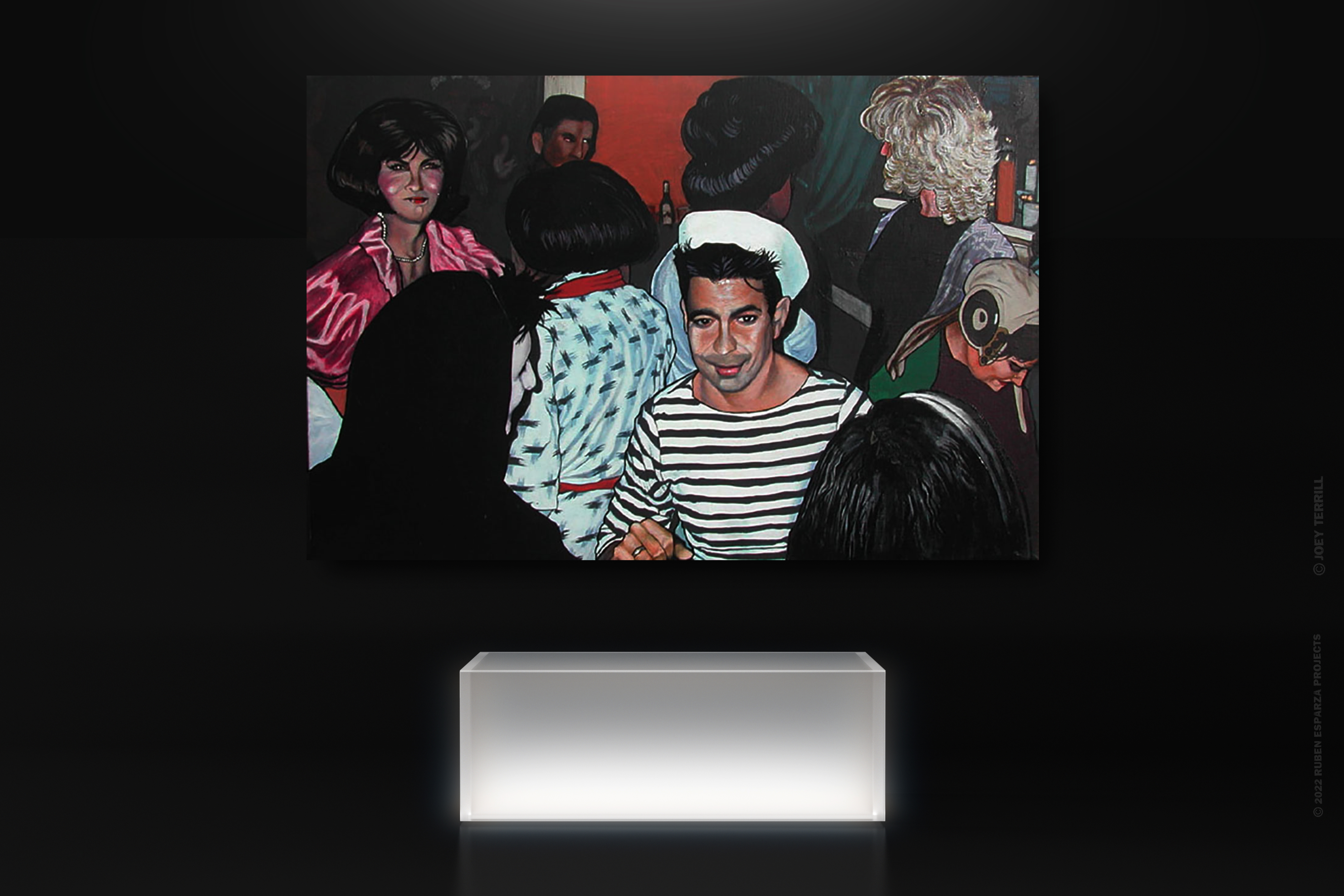 Midnight ©Joey Terrill, 2000 Acrylic on canvas