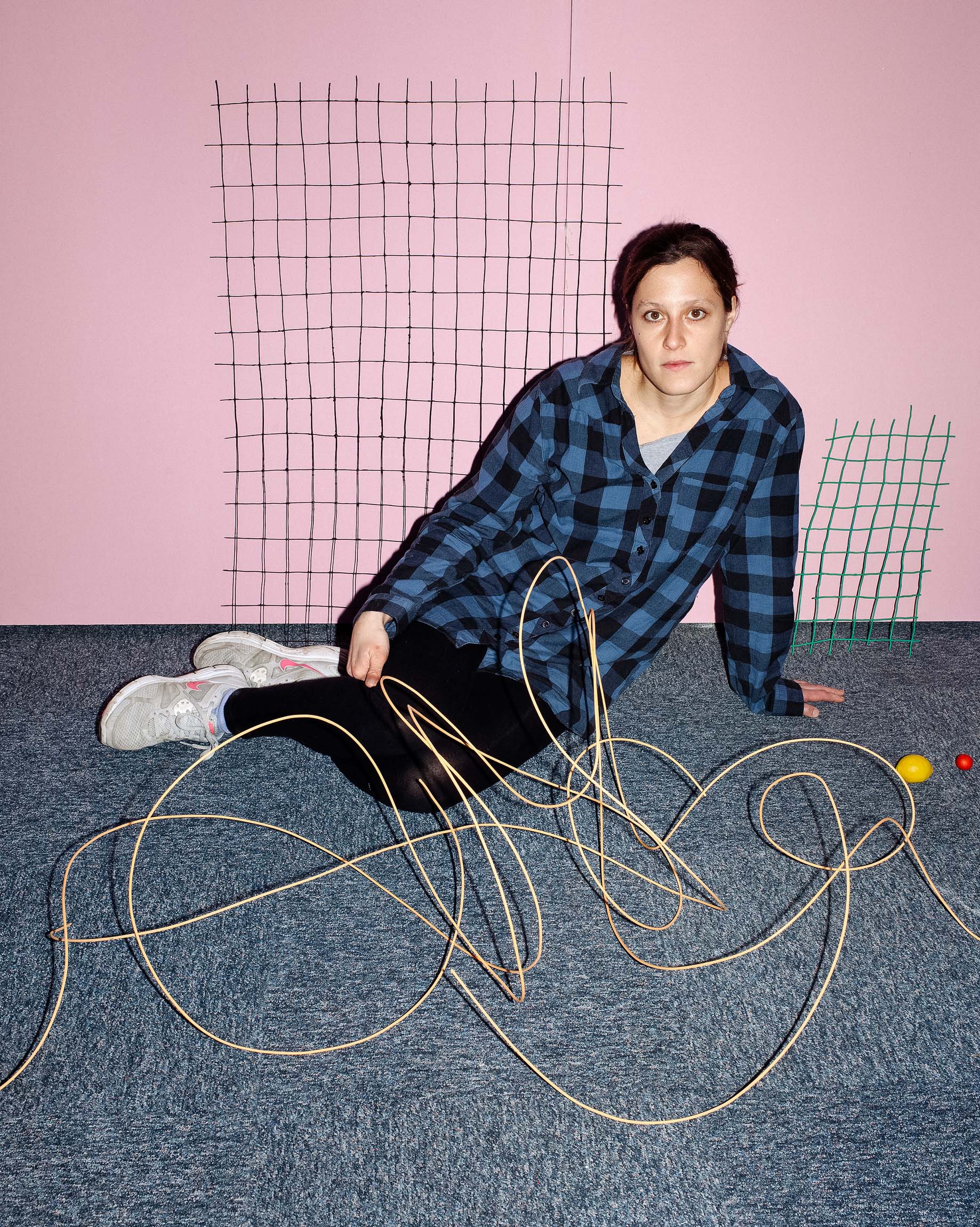 Karin Lehmann in her studio