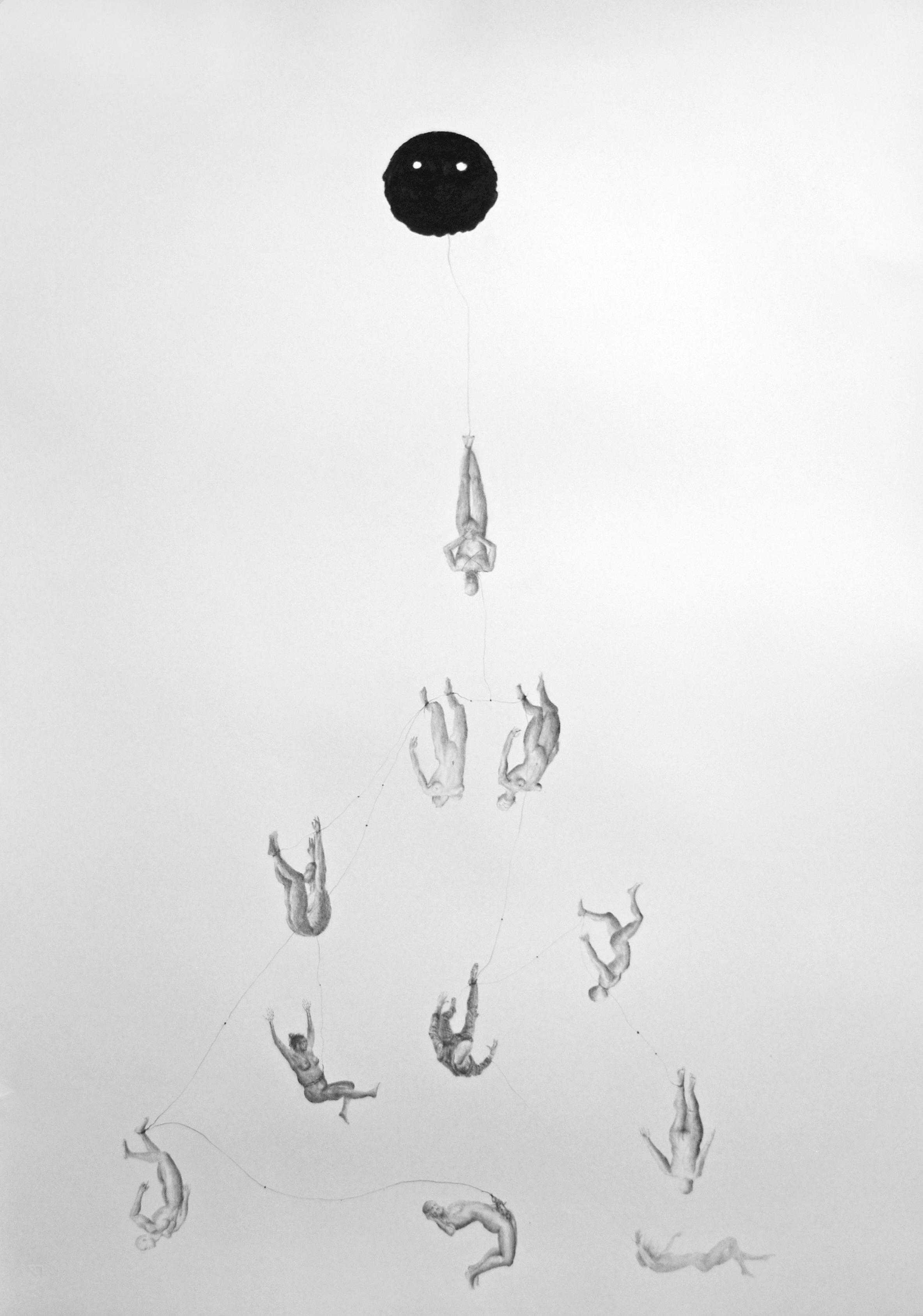  ".." private collection (2015), pencil on paper, 70x100cm