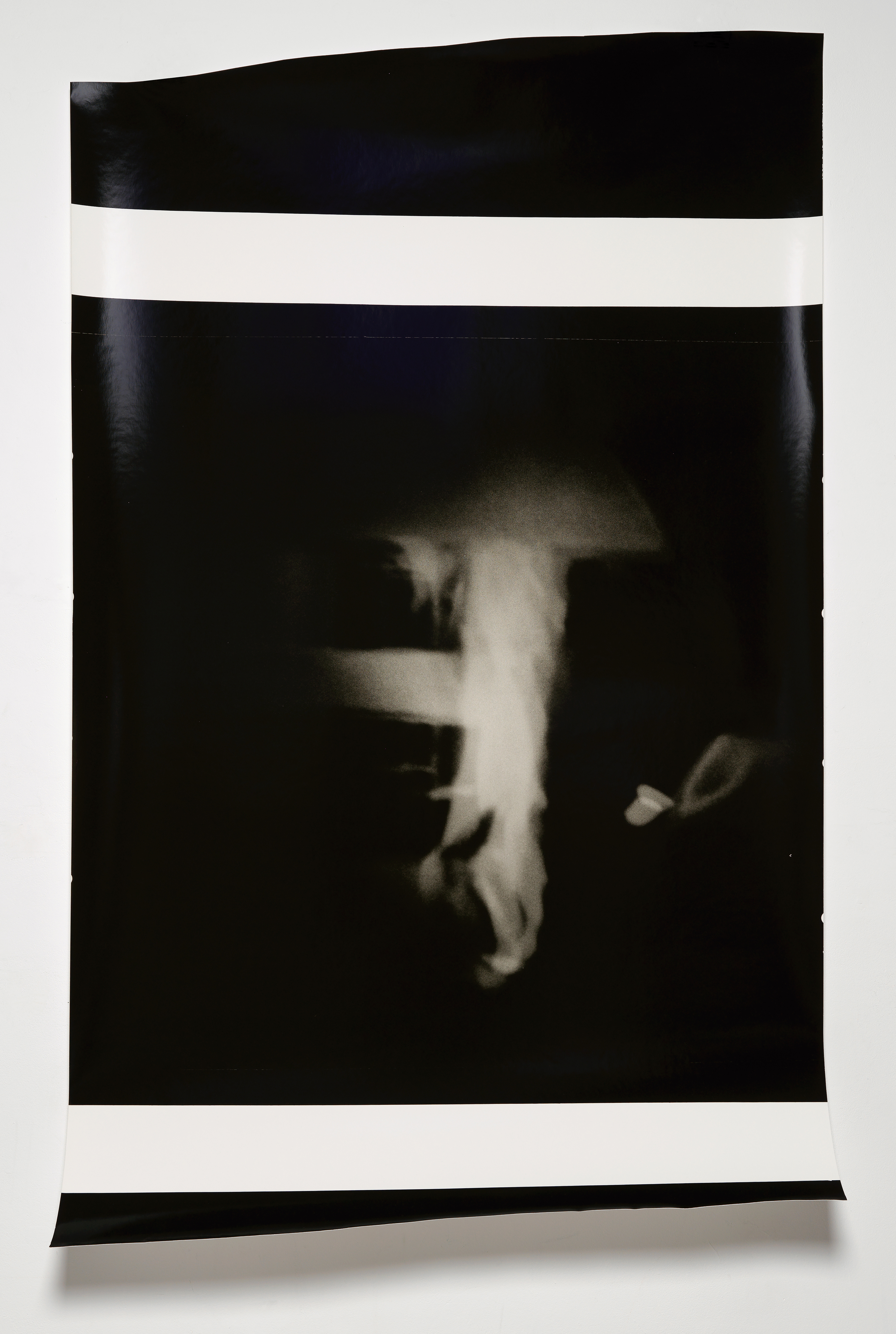 White House on Fire, 2021. Unique silver gelatin print,  157.5 &times; 107.9 cm (62" &times; 42 1/2")