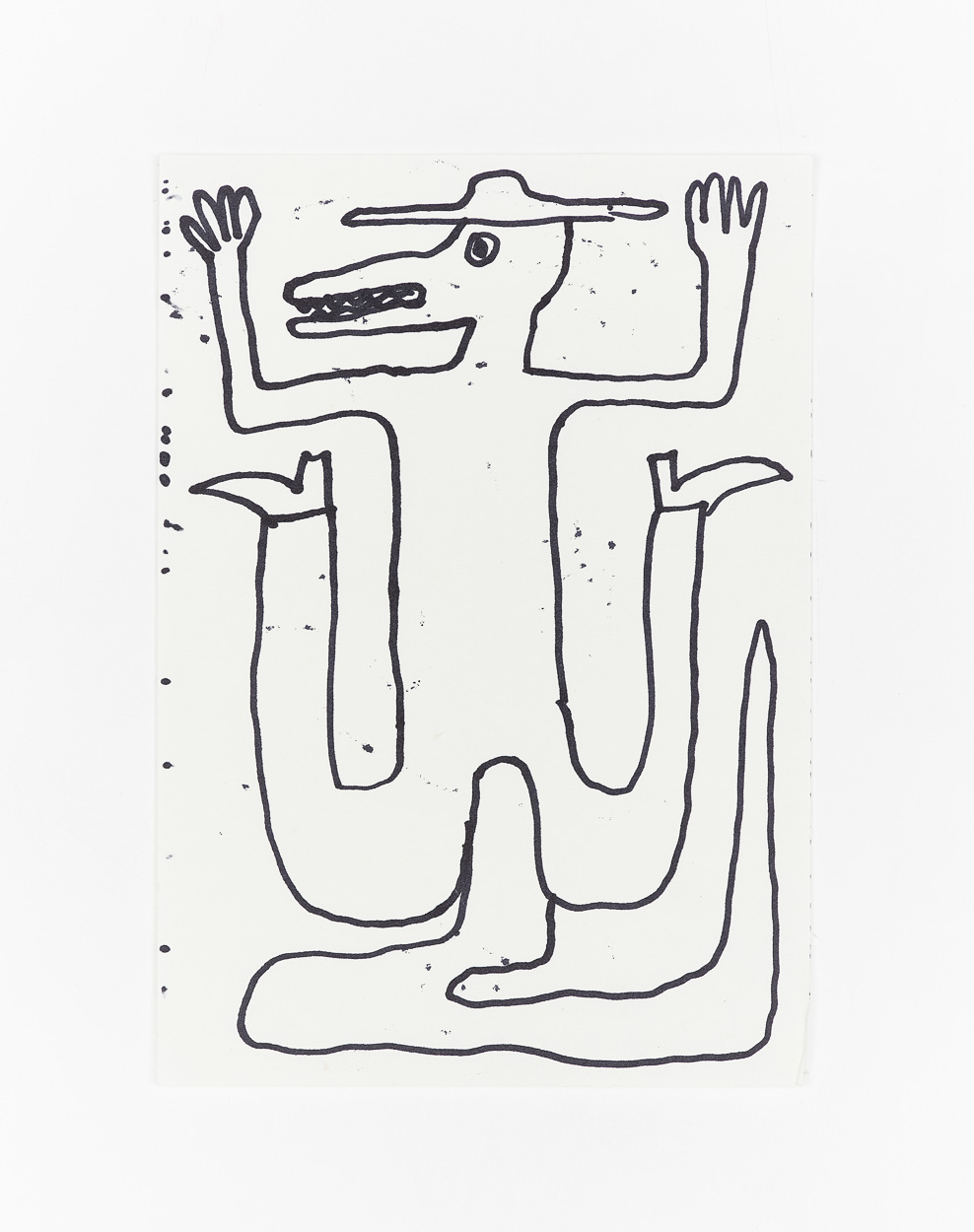 Untitled, 2020. marker on paper. 26cm x 18cm