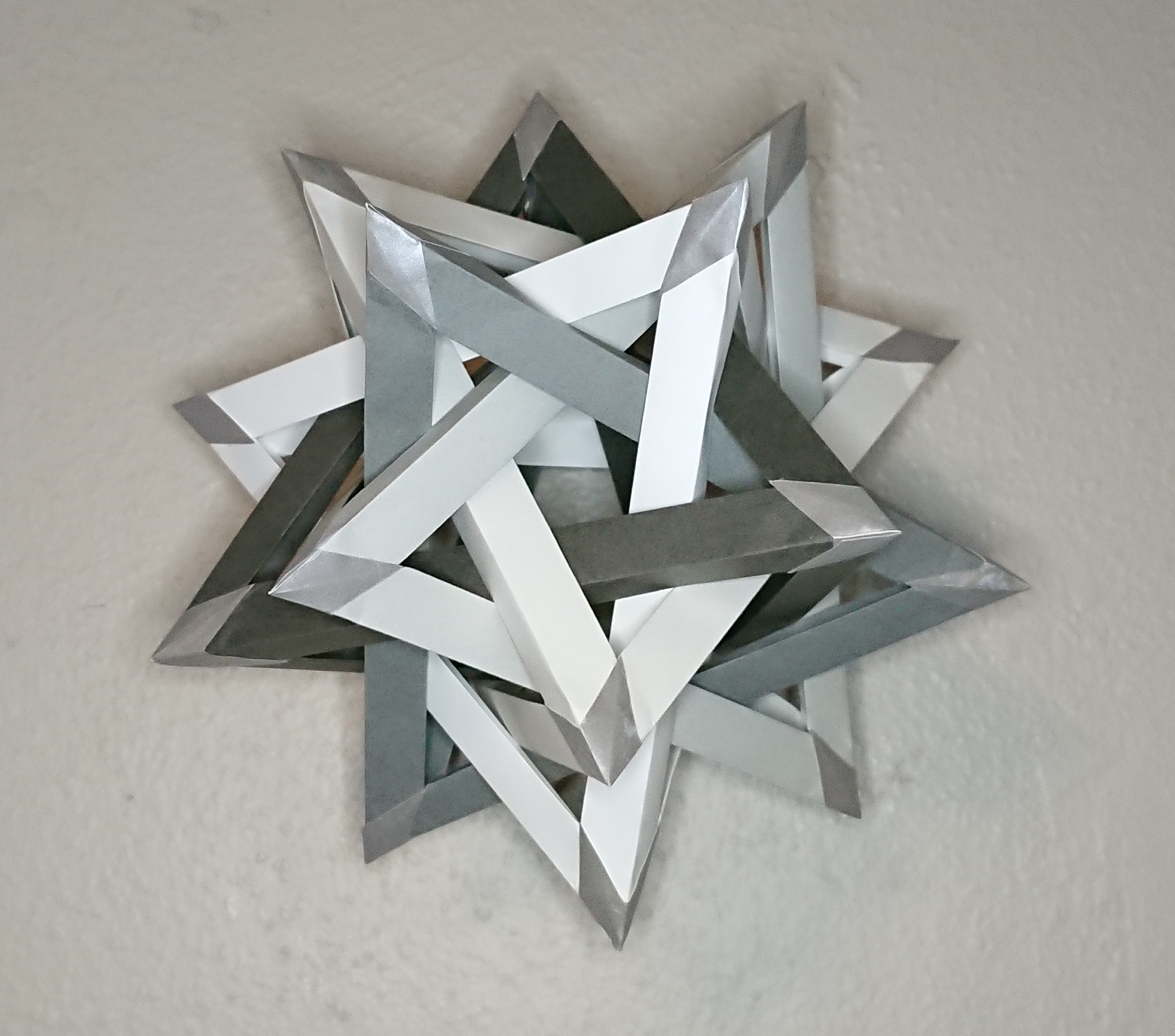 5 Intersecting Gray Tetrahedrons - Spring 2021